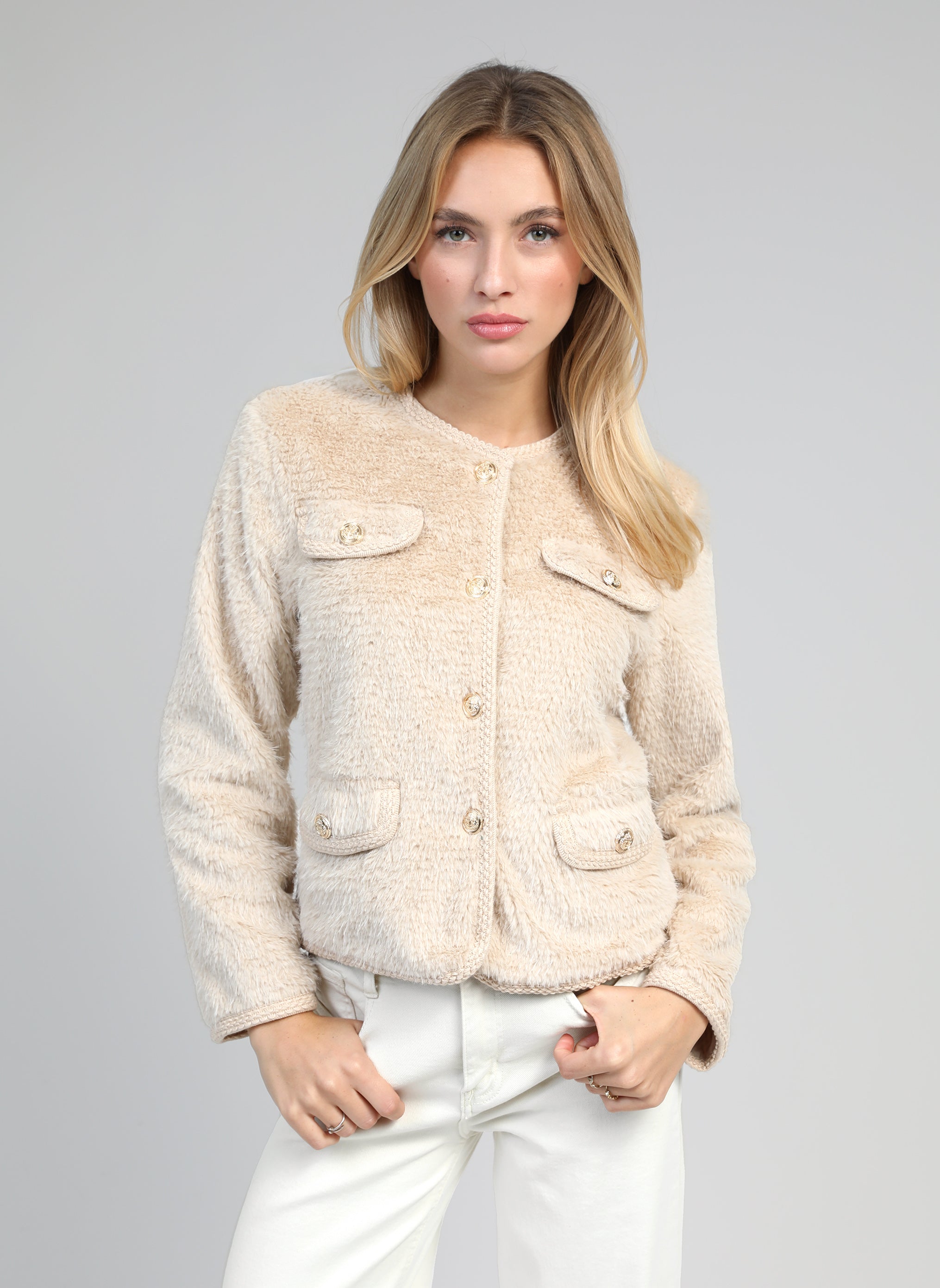 VESTE CATHIE ecru