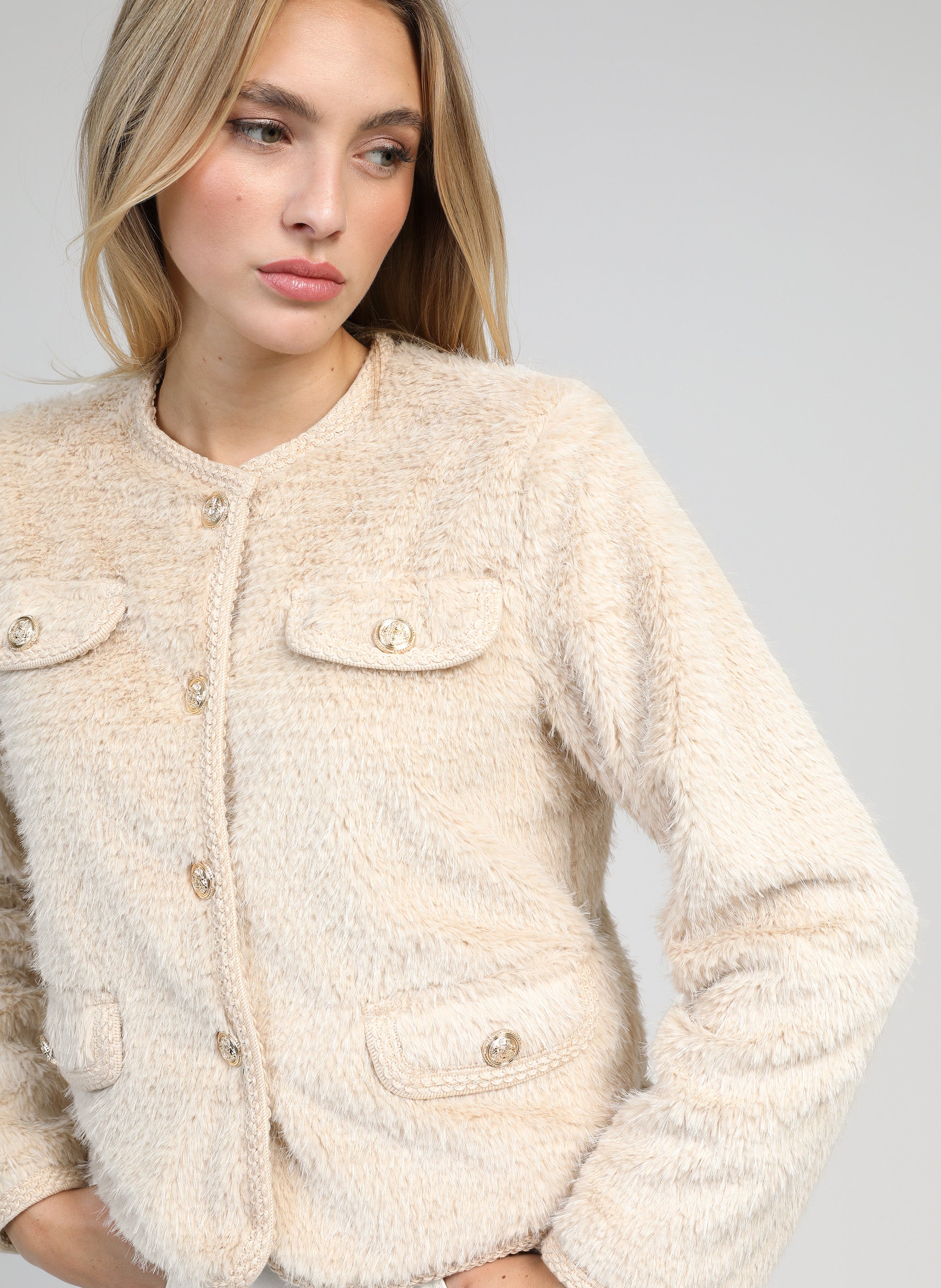 VESTE CATHIE ecru