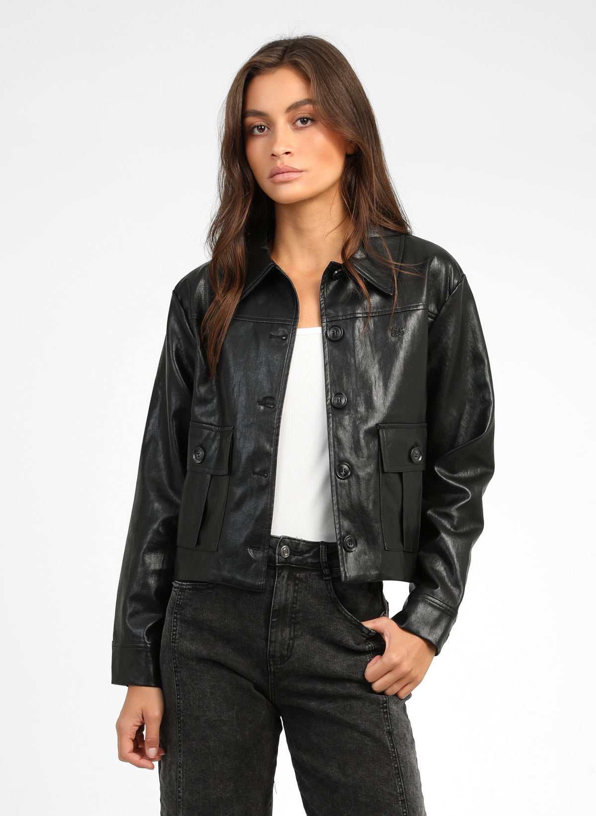 VESTE CHARLY noir