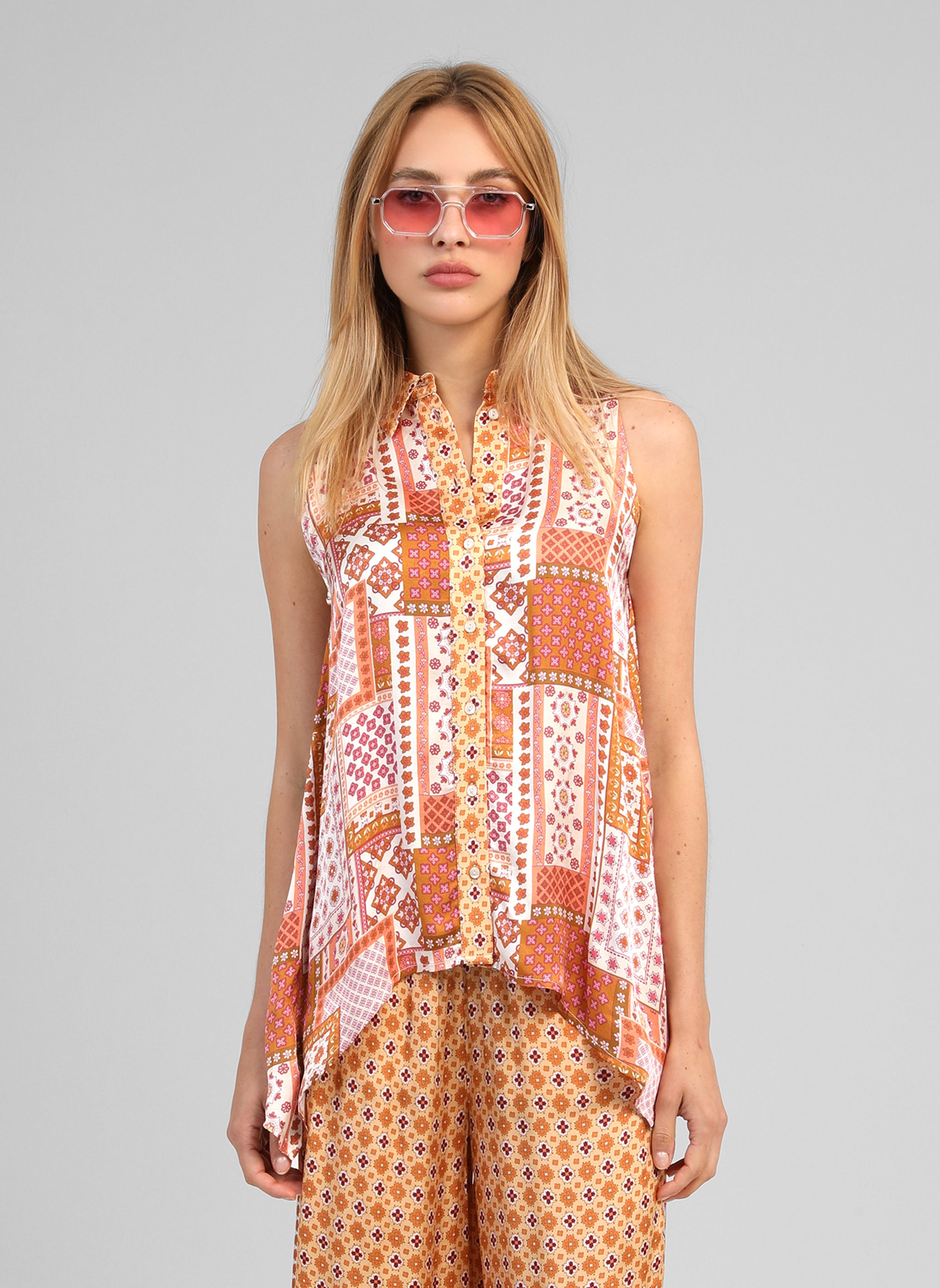 CHEMISE KLARISSA patchila ocre