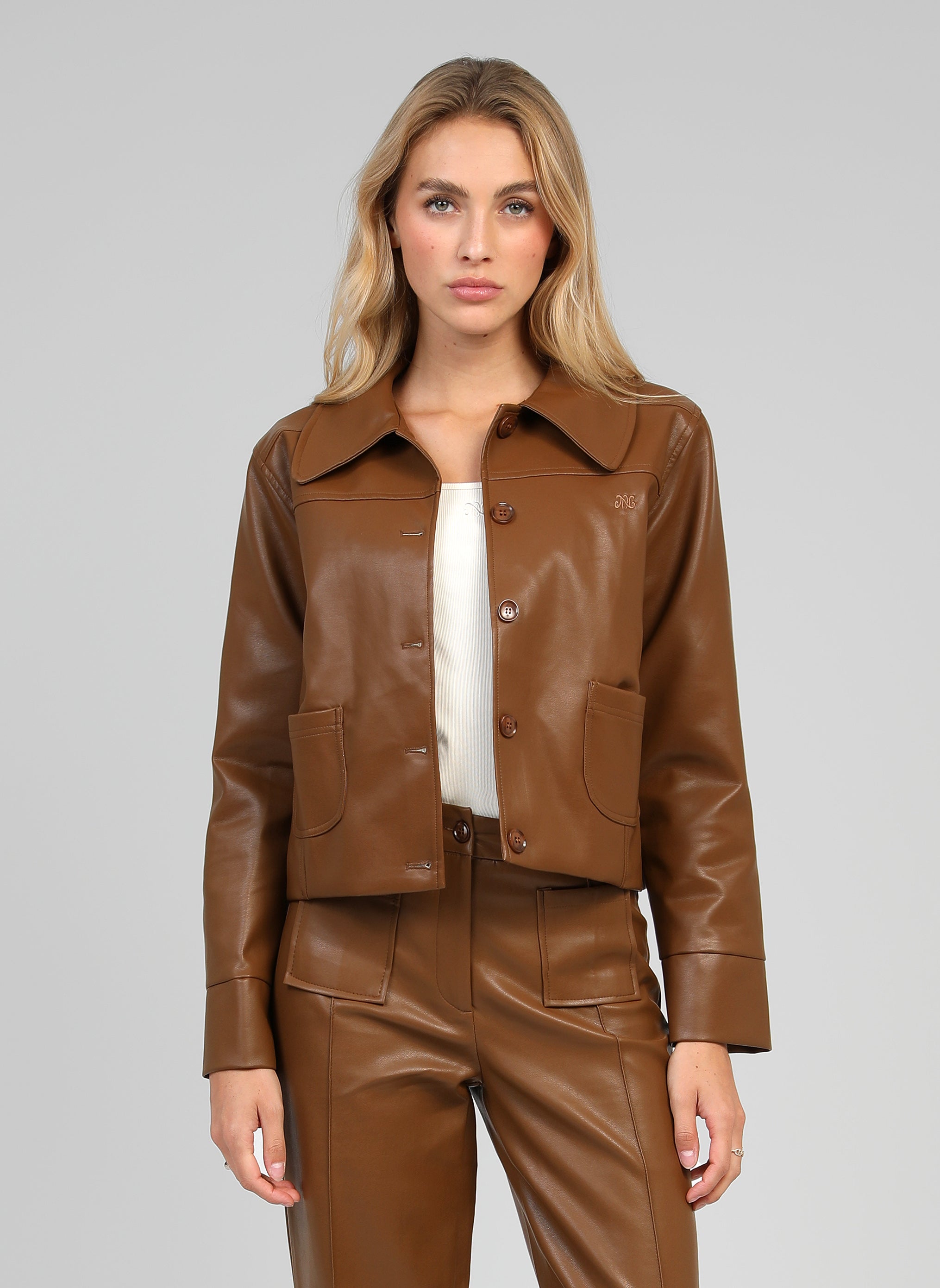 CLAUDIANE camel jacket