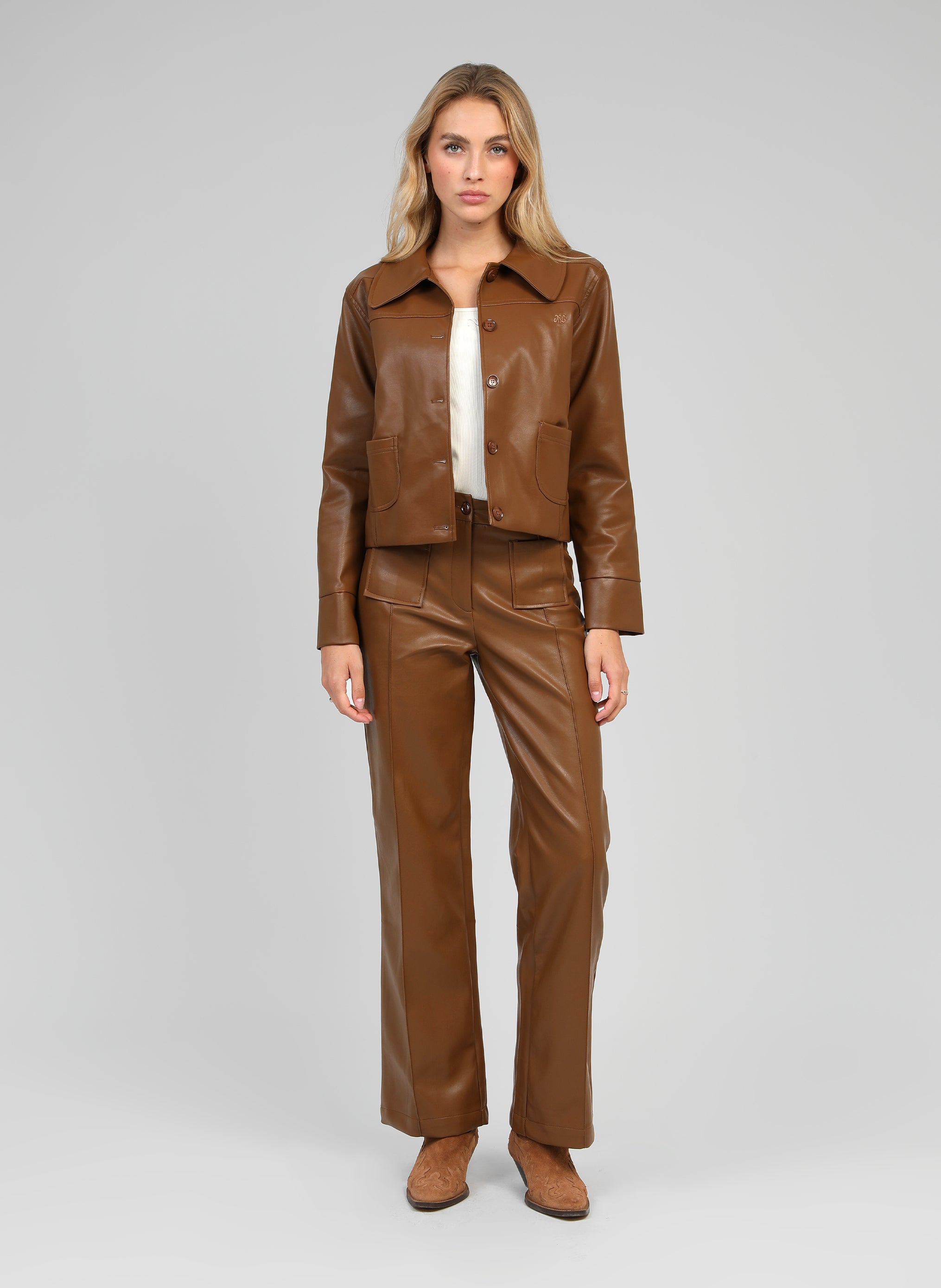 CLAUDIANE camel jacket