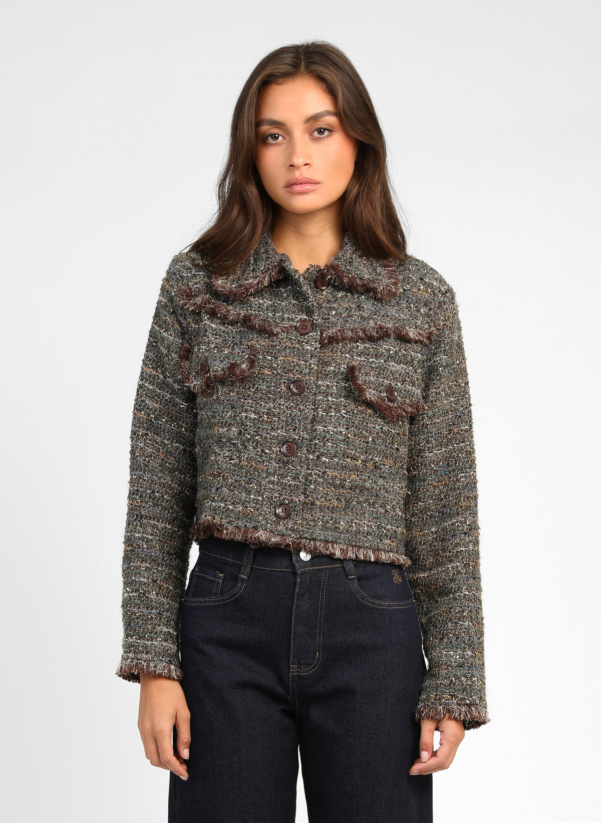 VESTE CRISTIANI chocolat