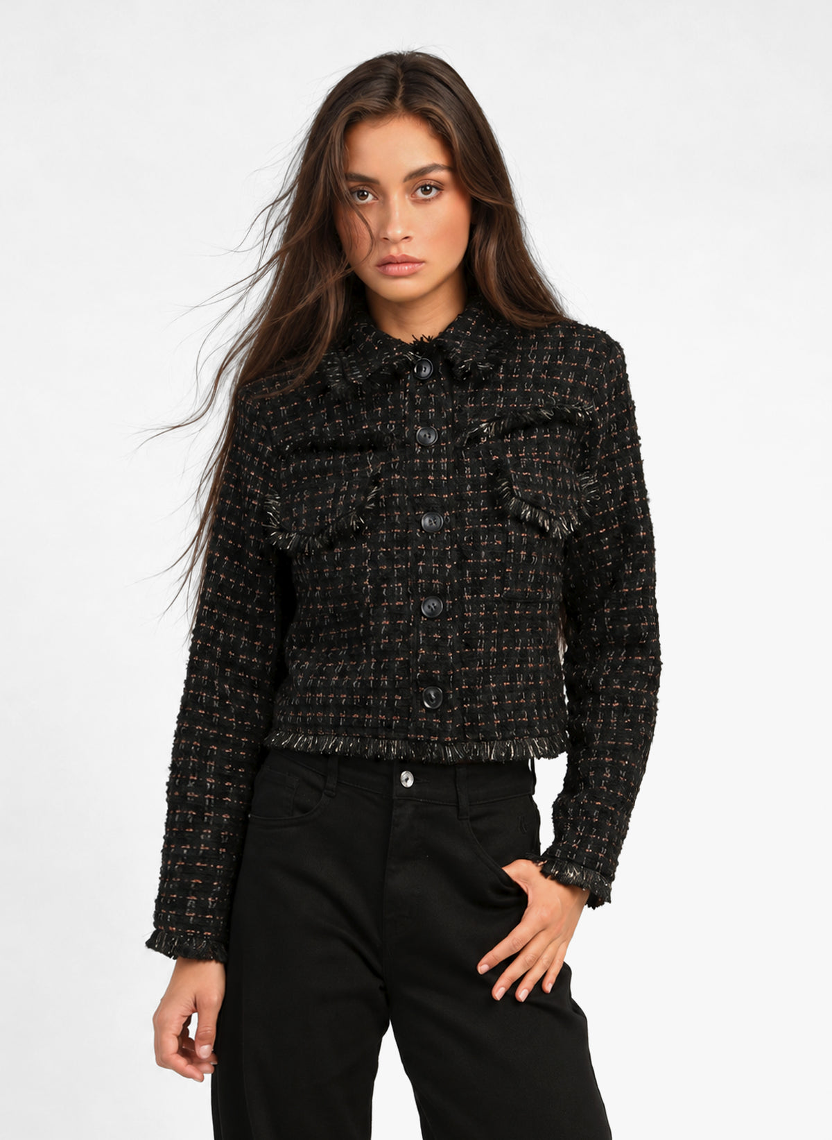 CHAQUETA CRISTIANO negra