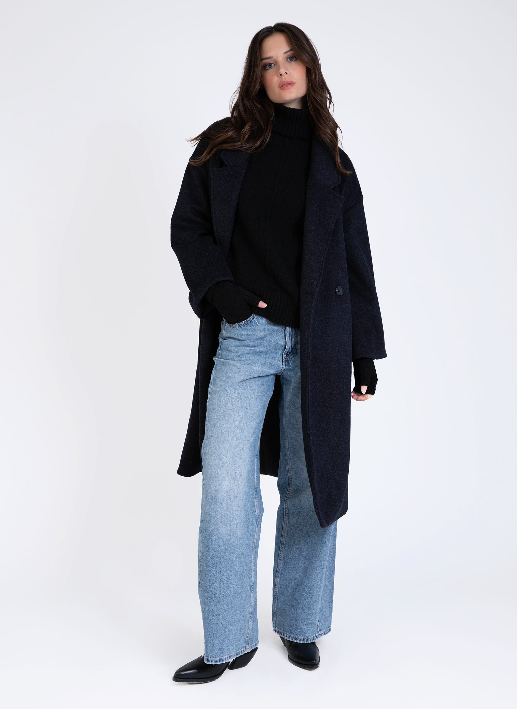 MANTEAU CYNTHIA charbon