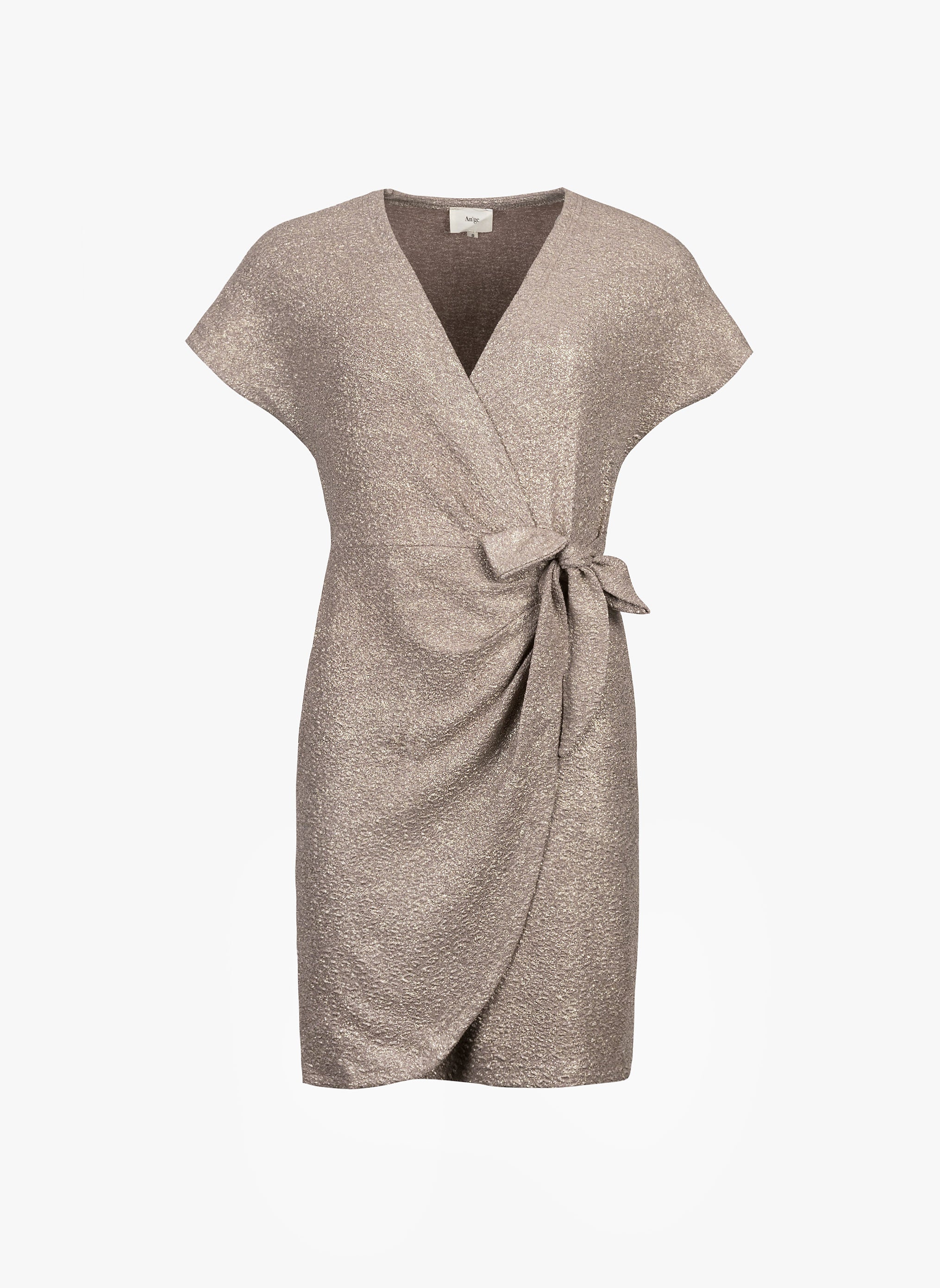 ROBE COURTE ELANA greige