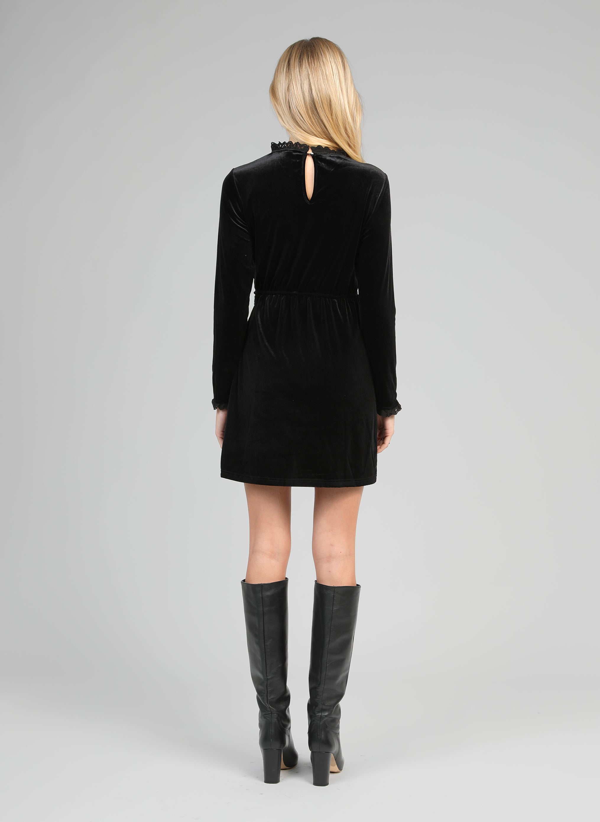 ROBE COURTE ELIOTY noir