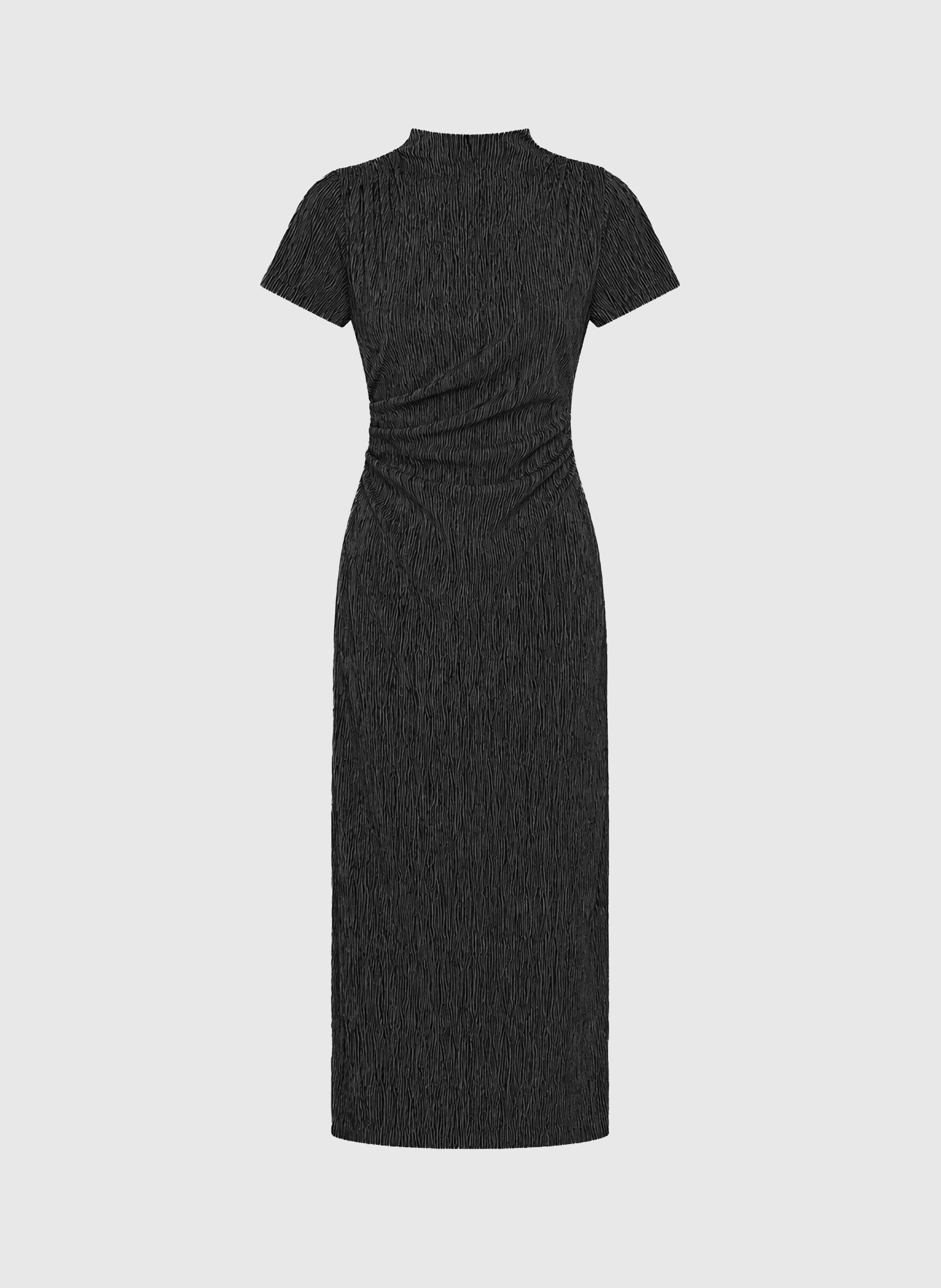 VESTIDO MIDI ELOANE negro