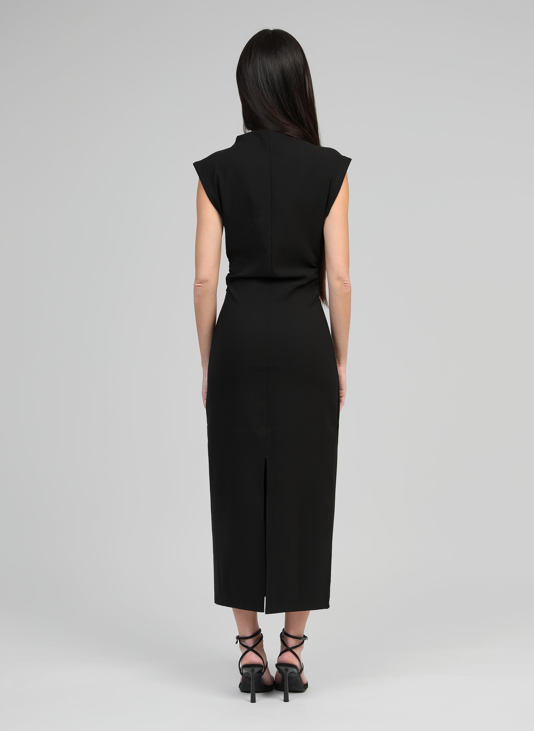 ROBE MIDI ELODIA noir