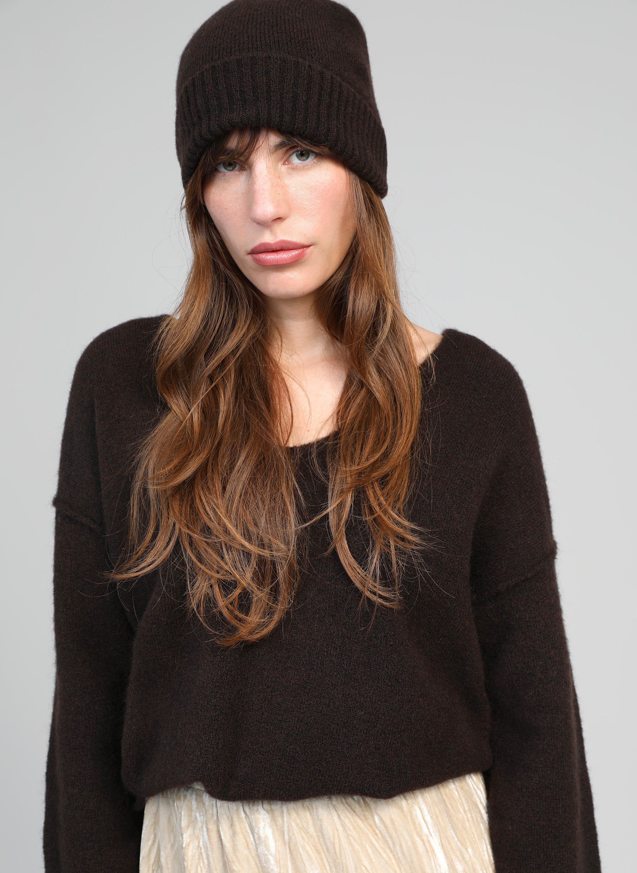 BONNET FANNY chocolat