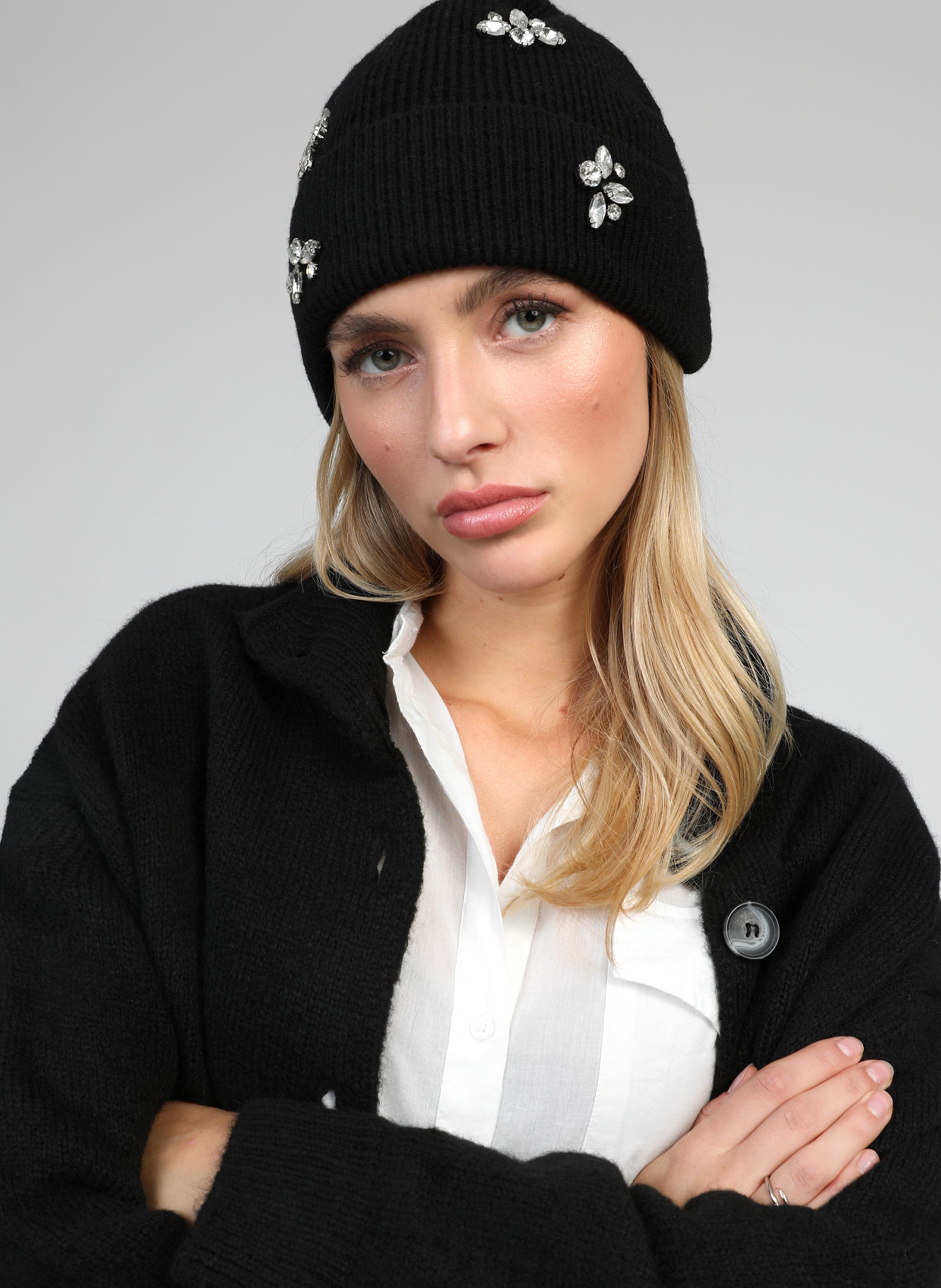 BONNET FLOSSIE noir