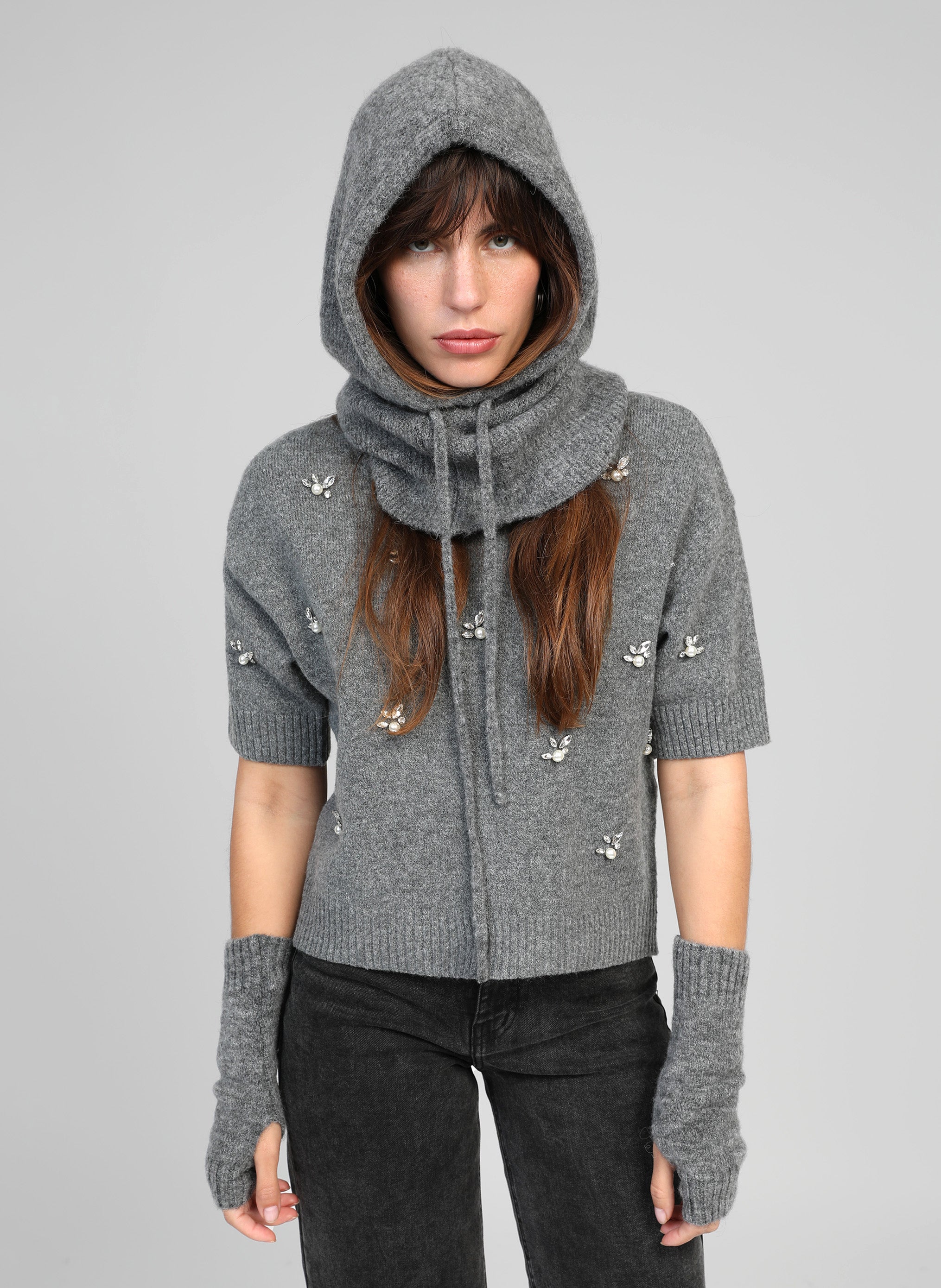 CAGOULE FRIO gris chiné