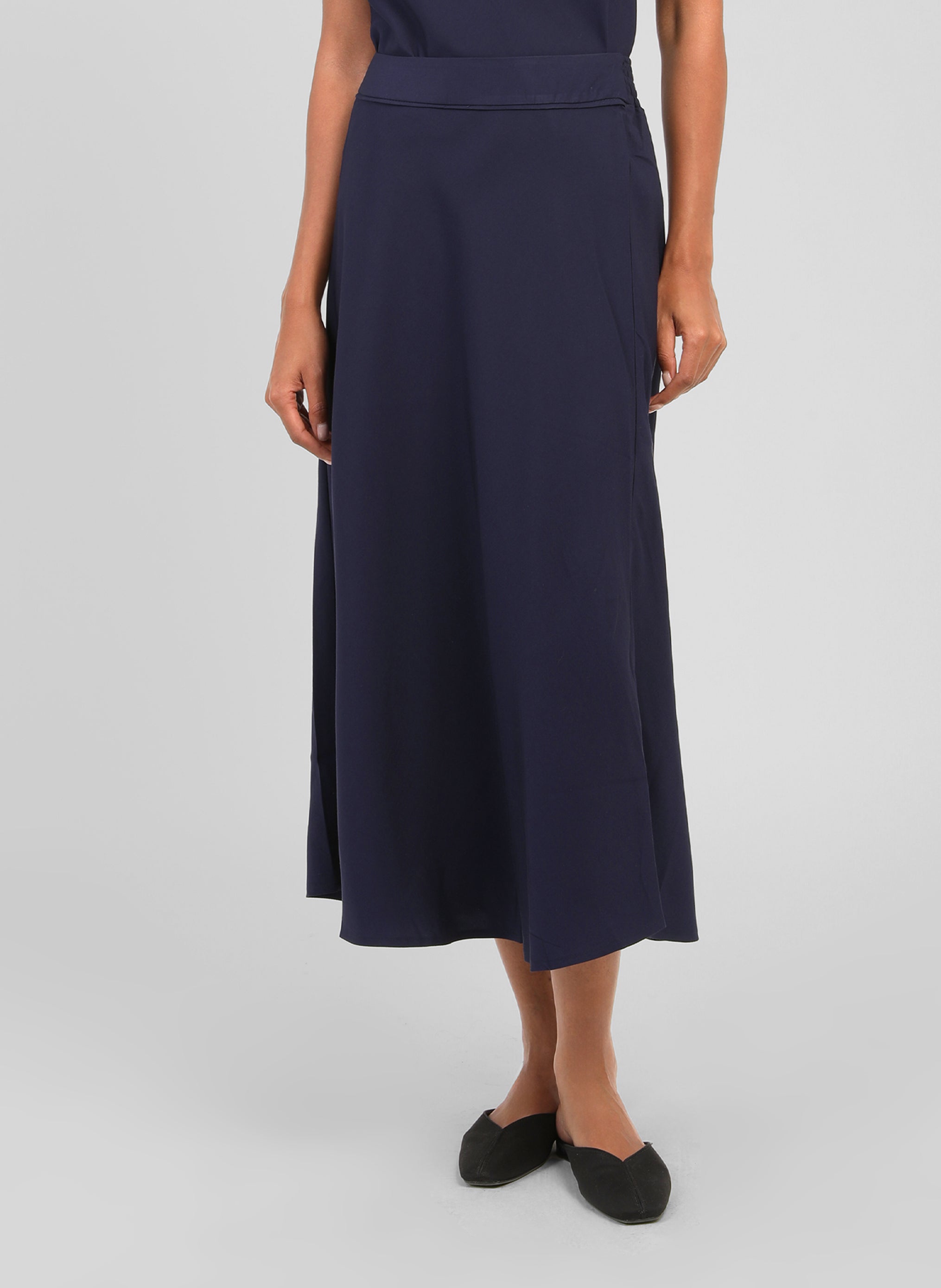 JUPE MIDI GABITA marine