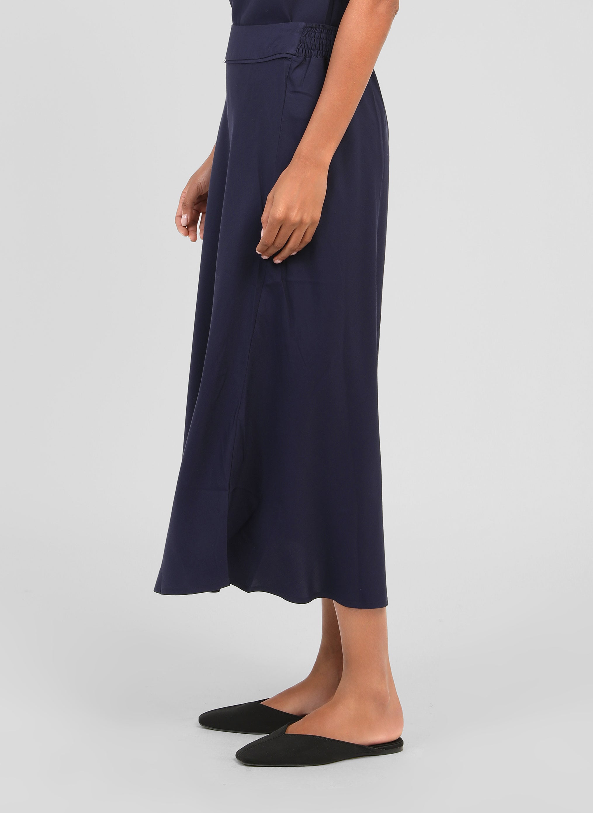 JUPE MIDI GABITA marine
