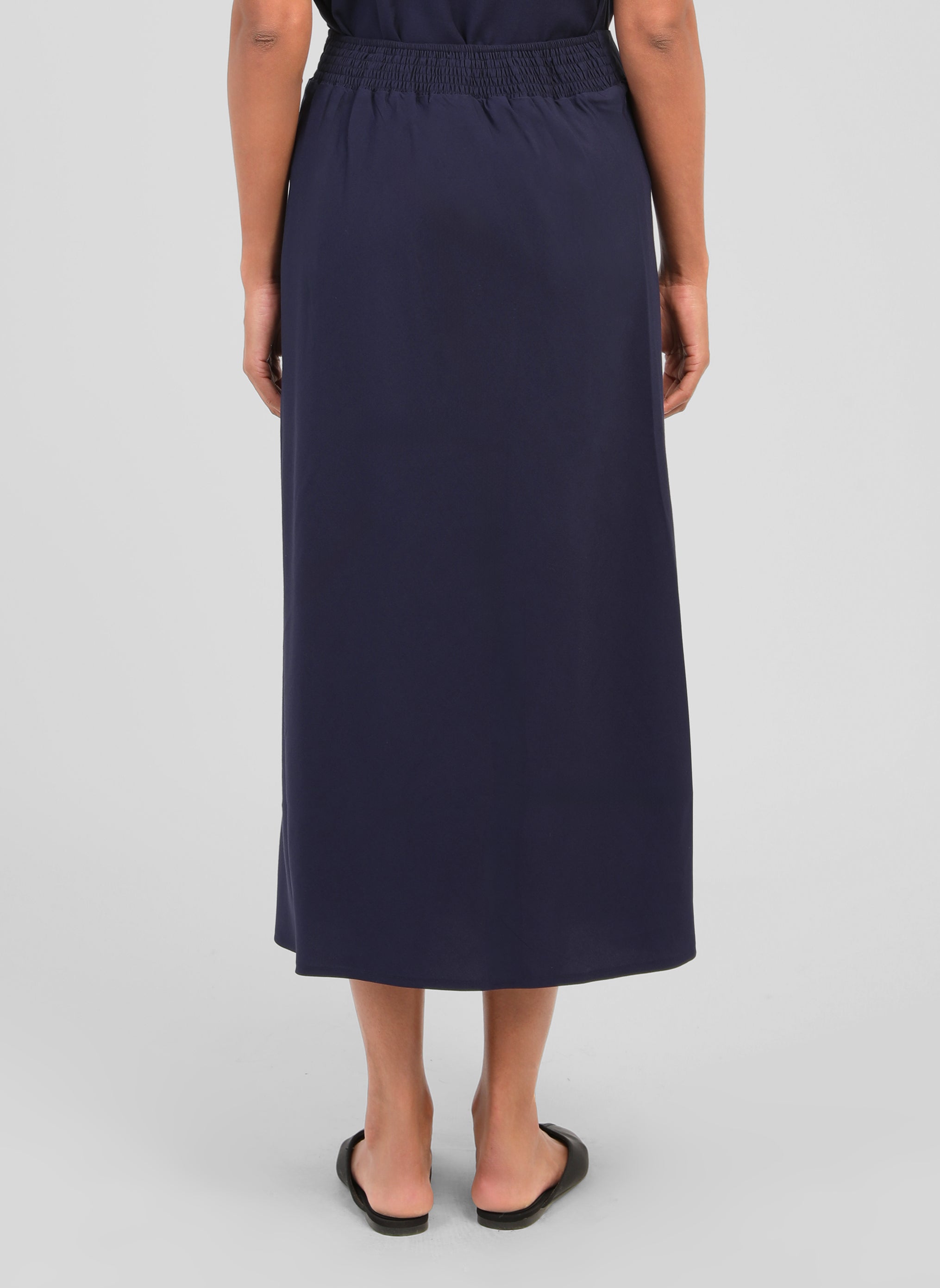 JUPE MIDI GABITA marine