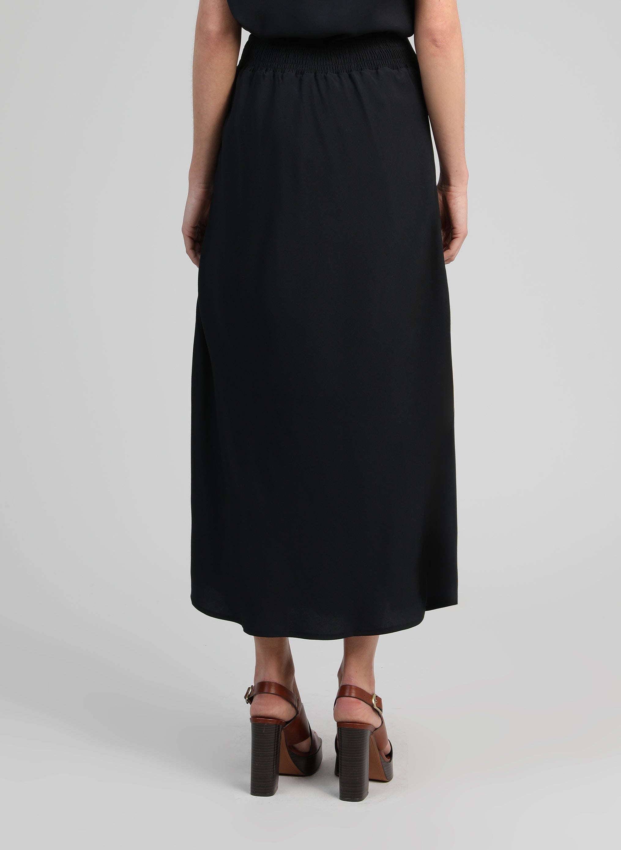 JUPE MIDI GABITA noir