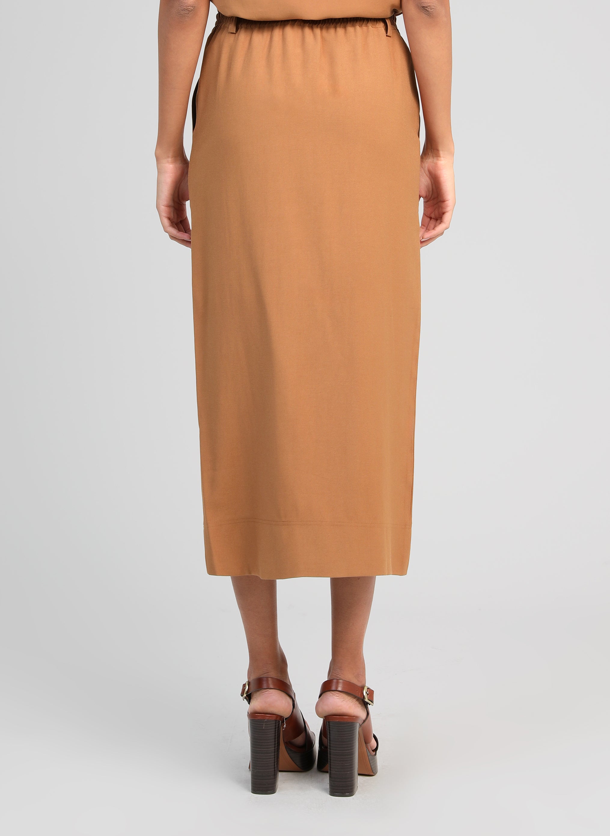 JUPE MIDI GAELLA daim