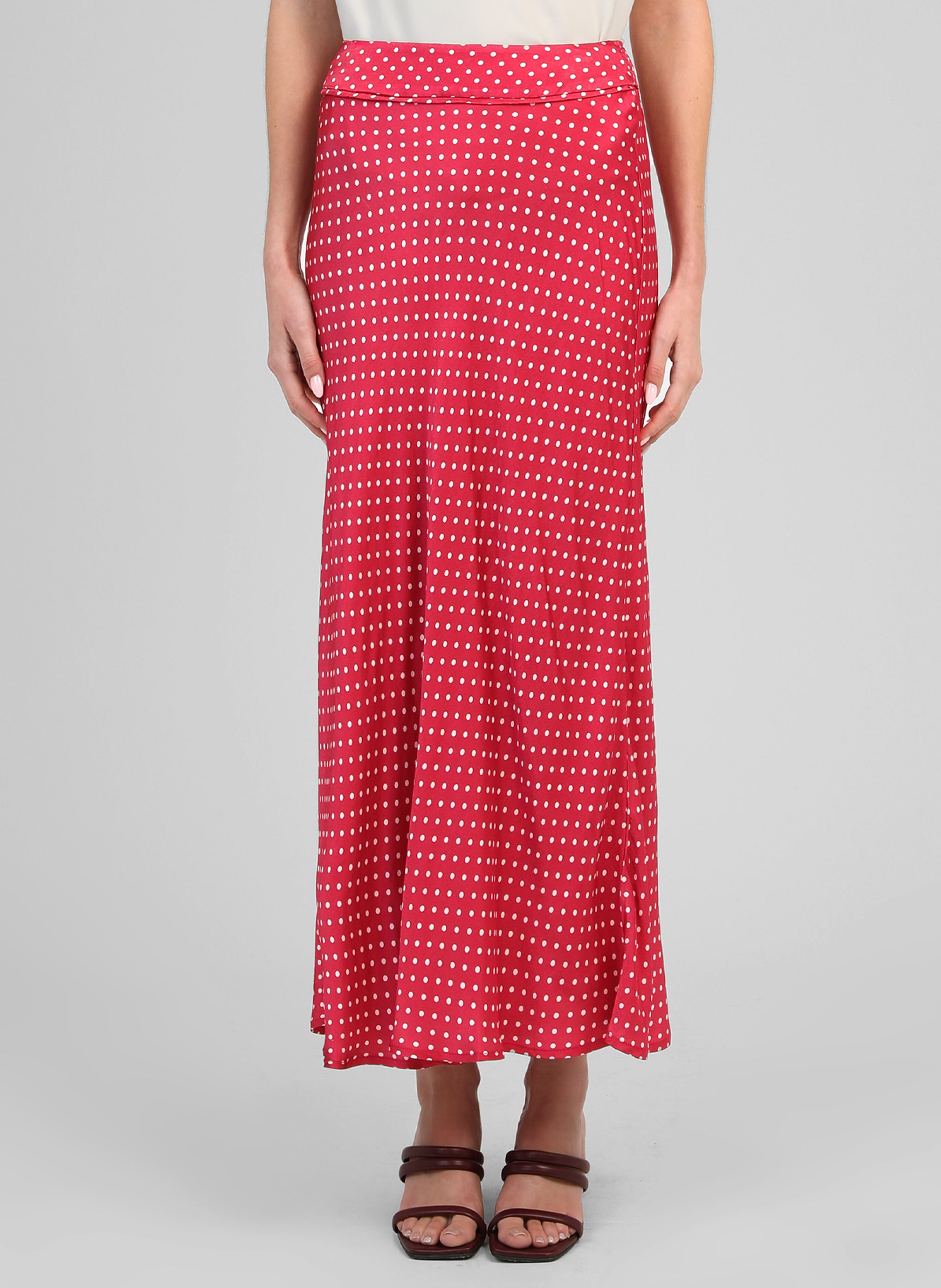 JUPE MIDI GALICE doriva framboise