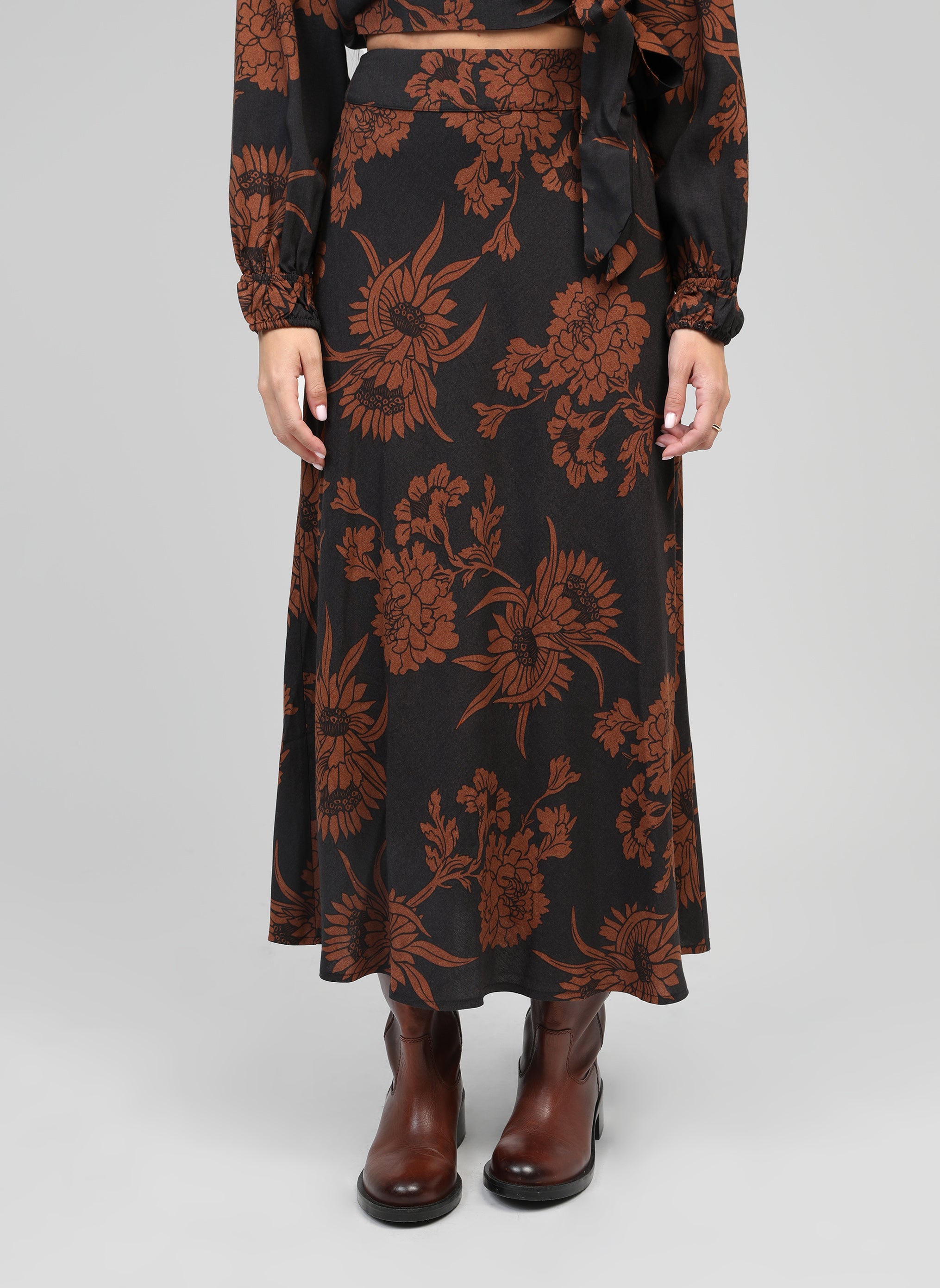 JUPE COURTE GANIA floflo caramel