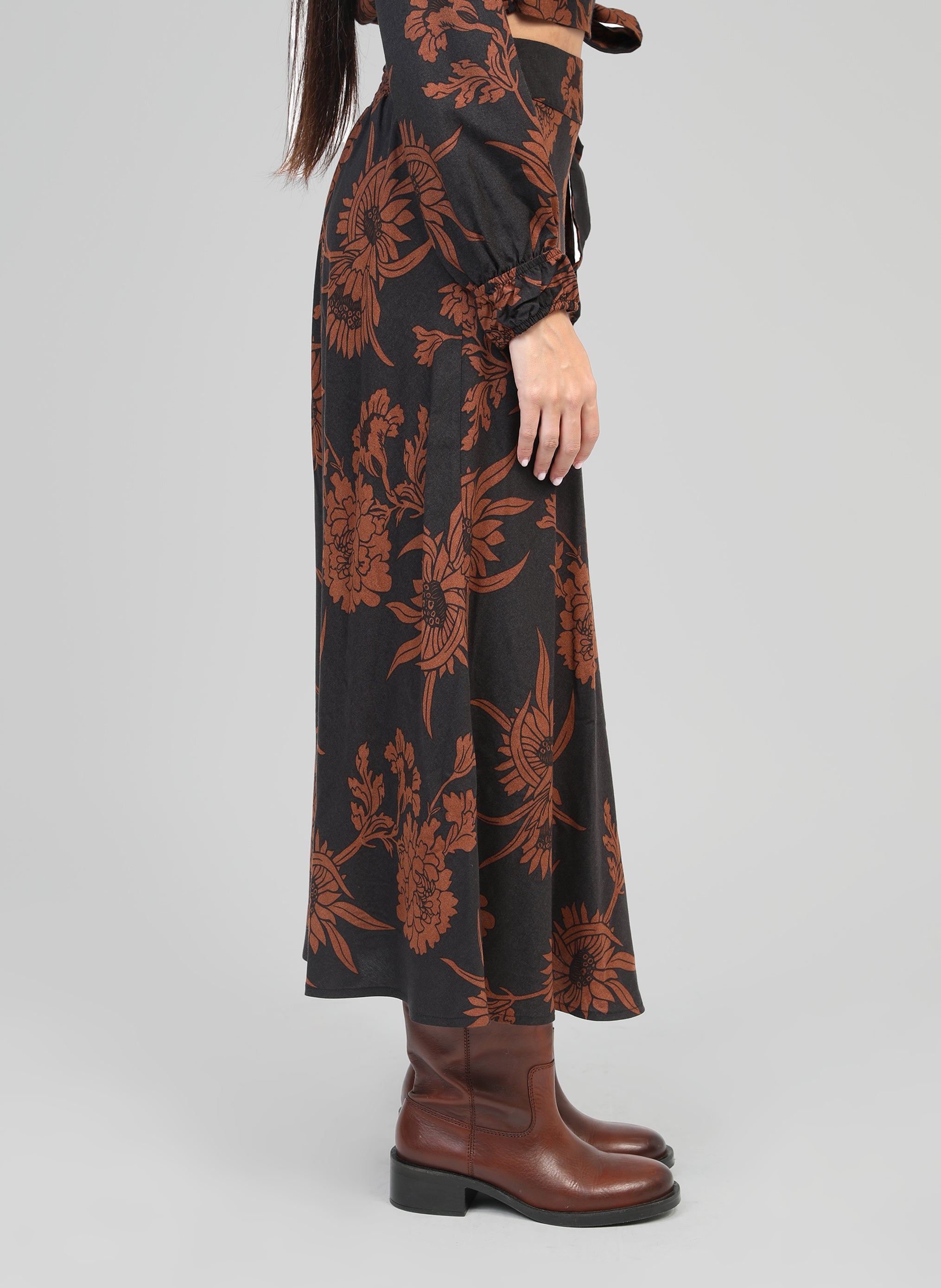 JUPE COURTE GANIA floflo caramel