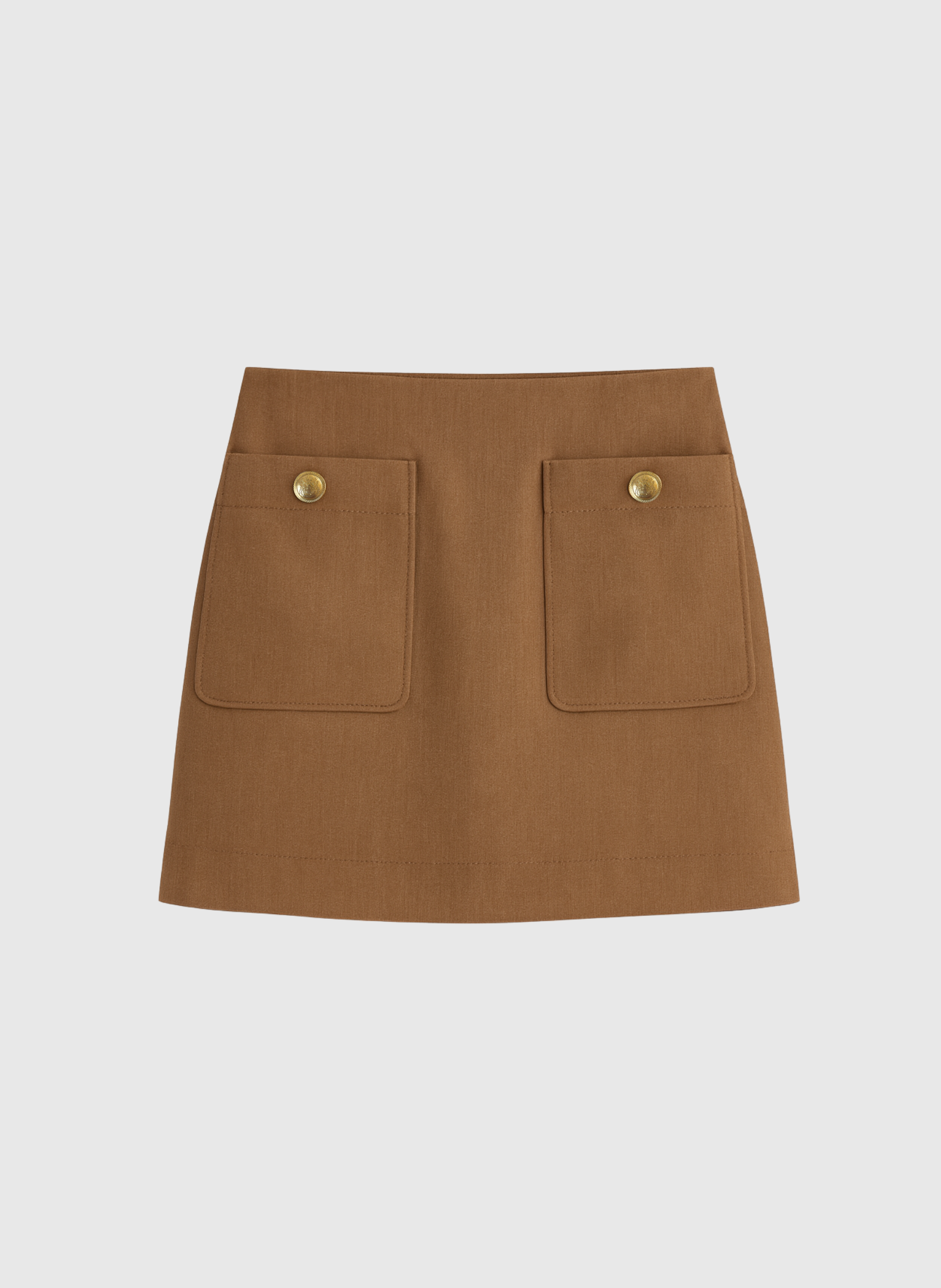 JUPE COURTE GILMA camel