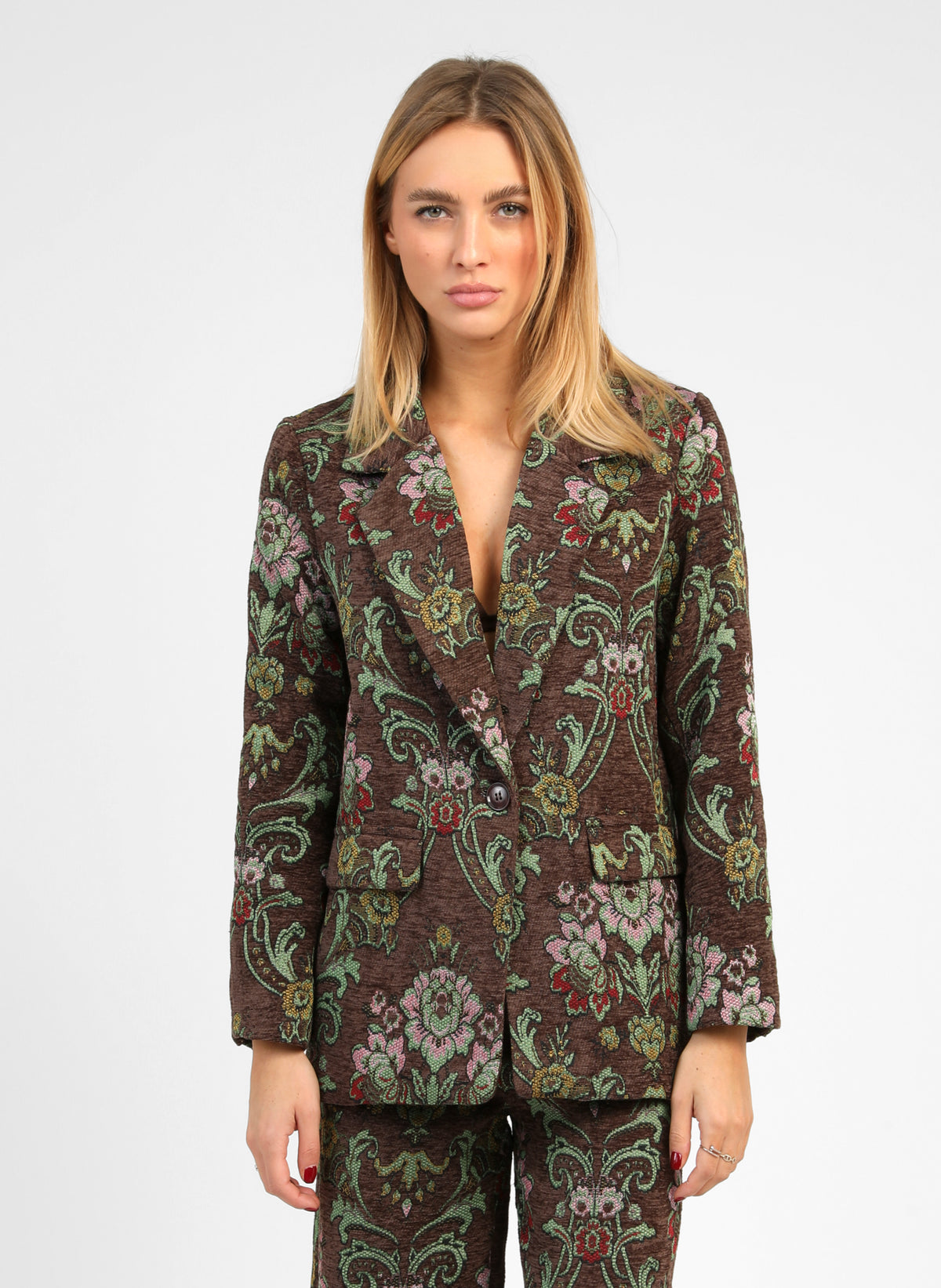 VESTE HARLEMY marron