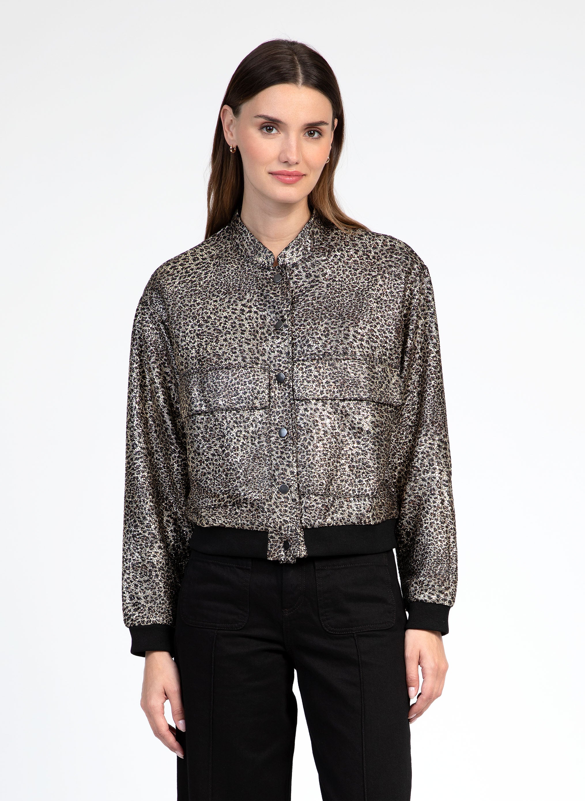 BLOUSON HENRY leopard