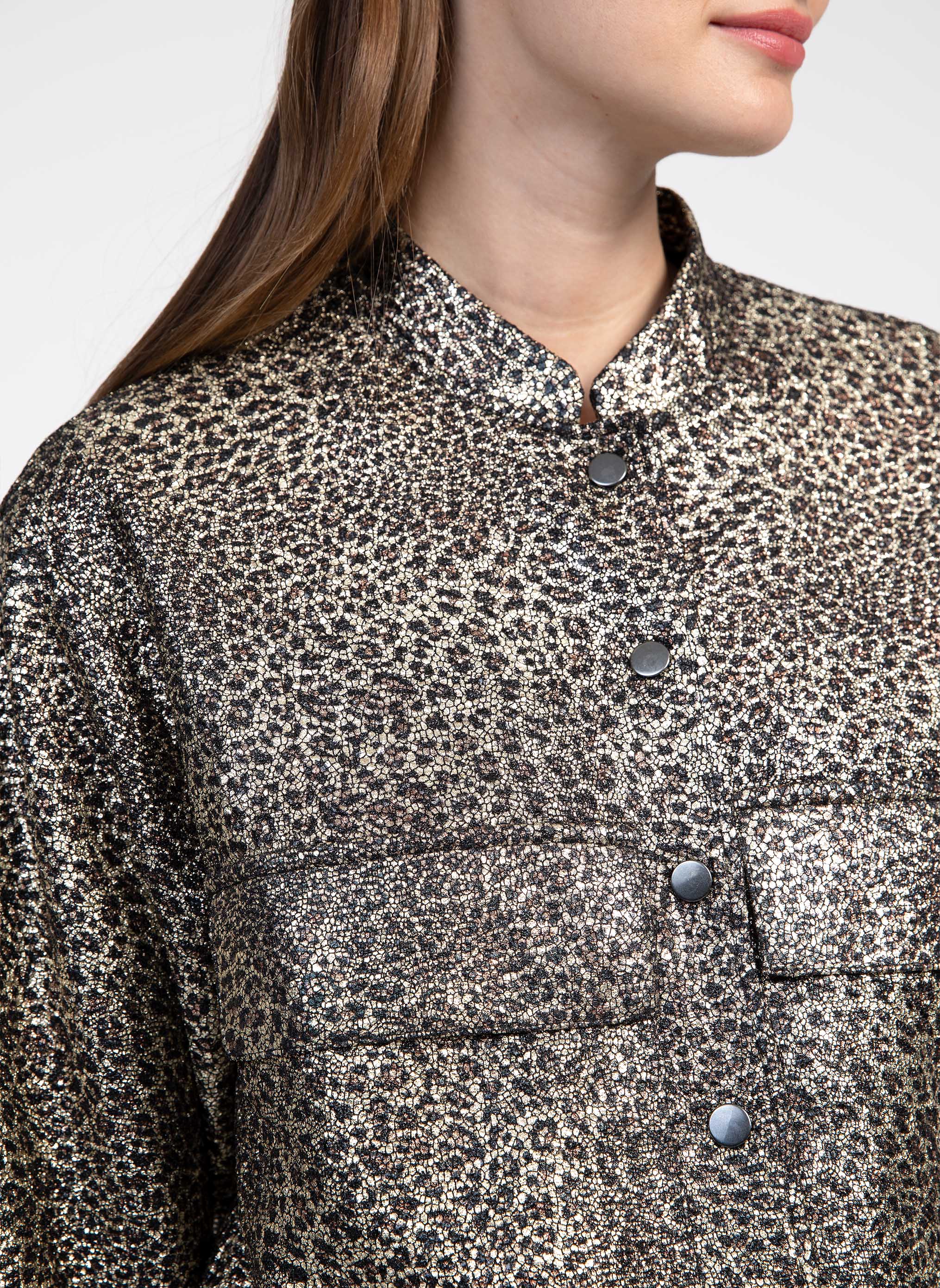 BLOUSON HENRY leopard