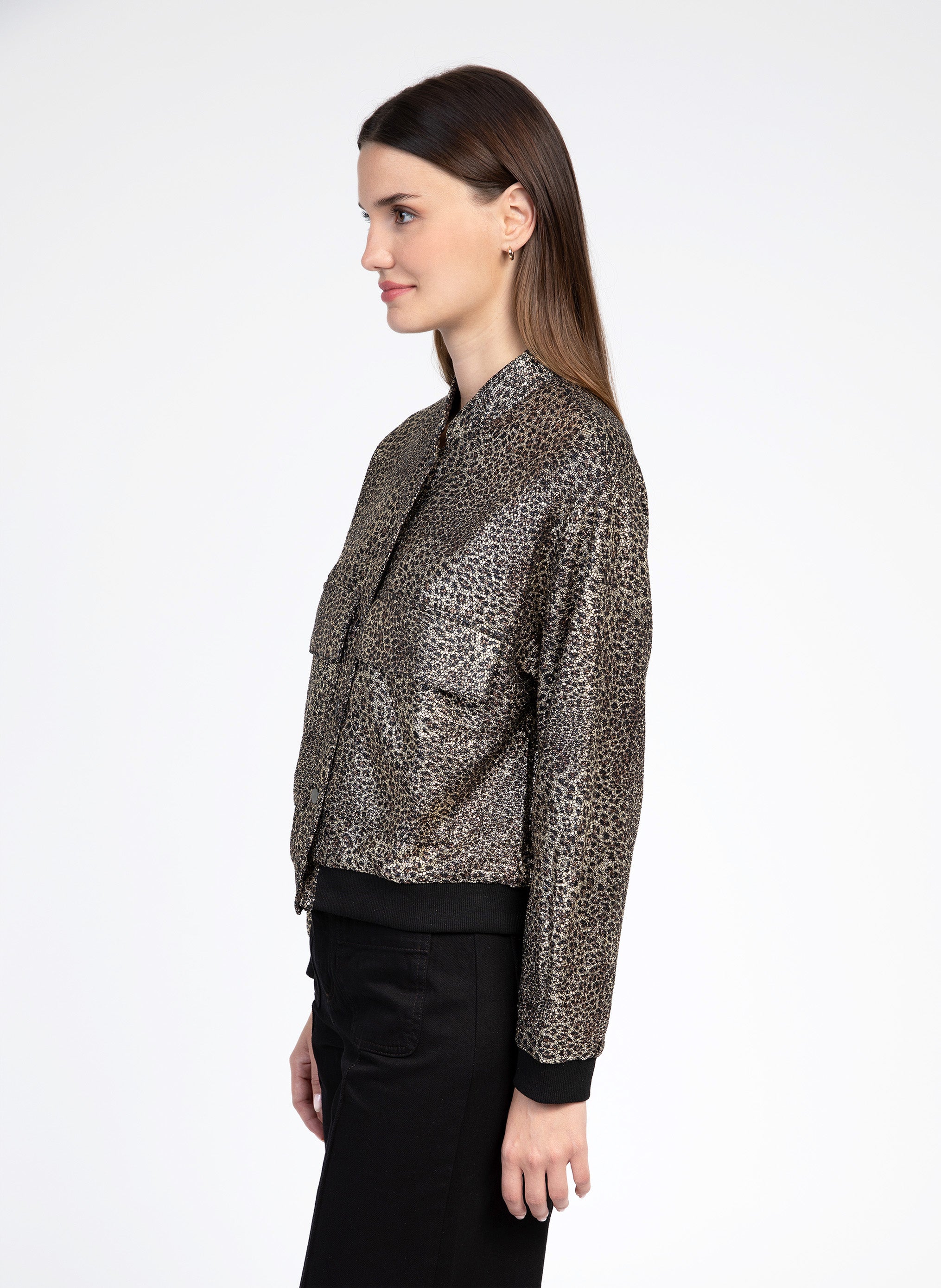 BLOUSON HENRY leopard