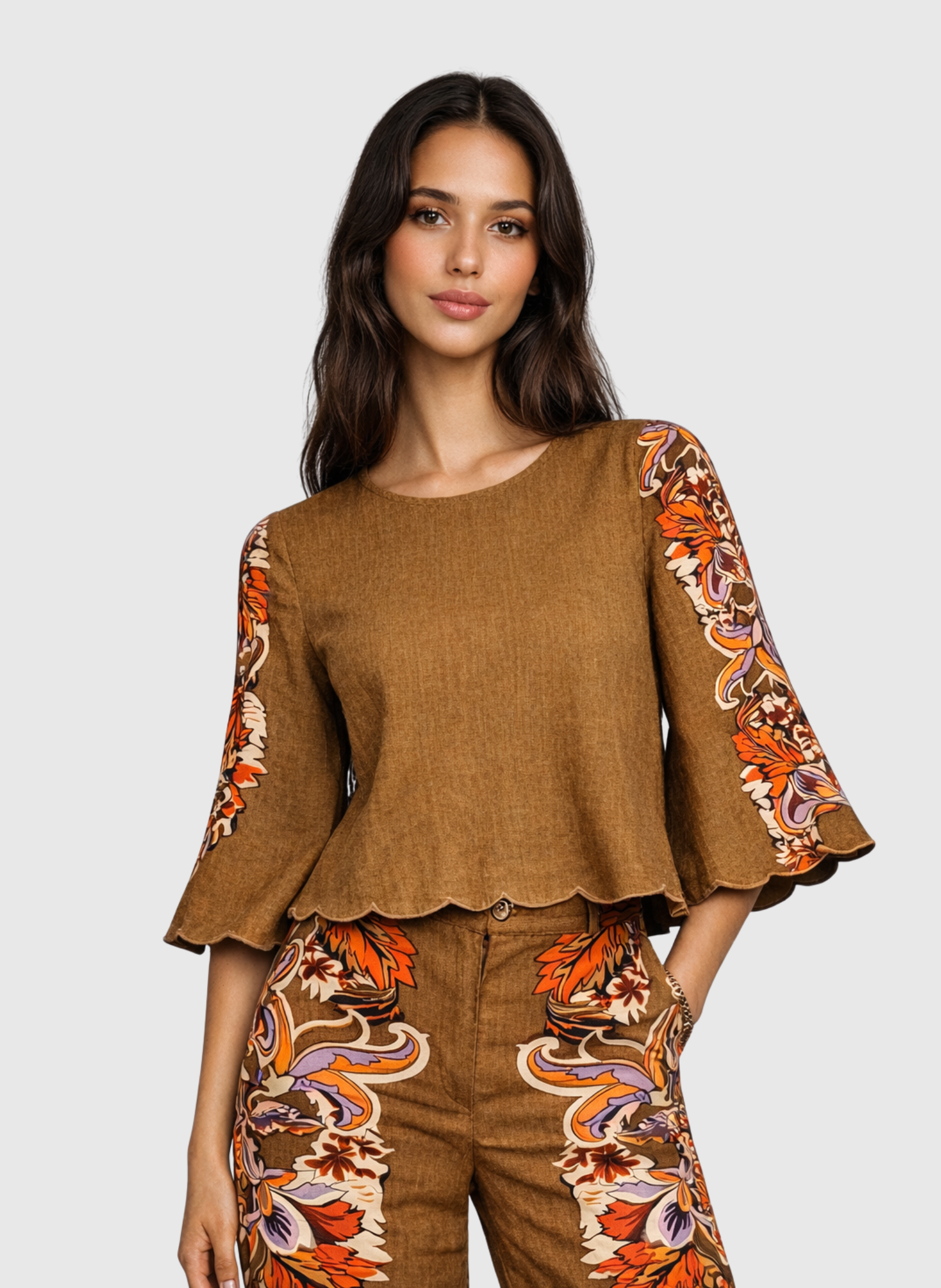 BLOUSE SEBY pachama olive