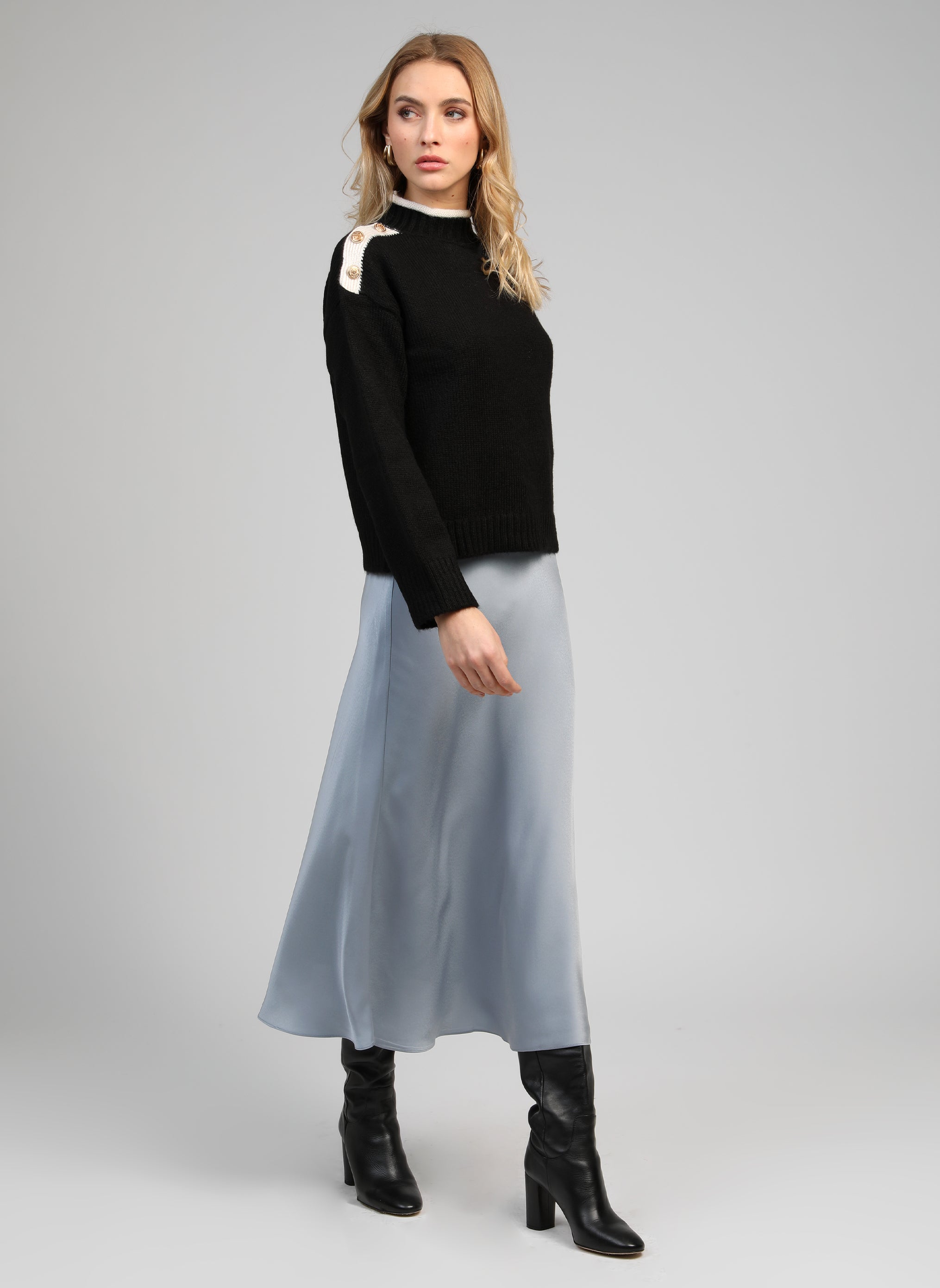 JUPE LONGUE JAKIA ciel