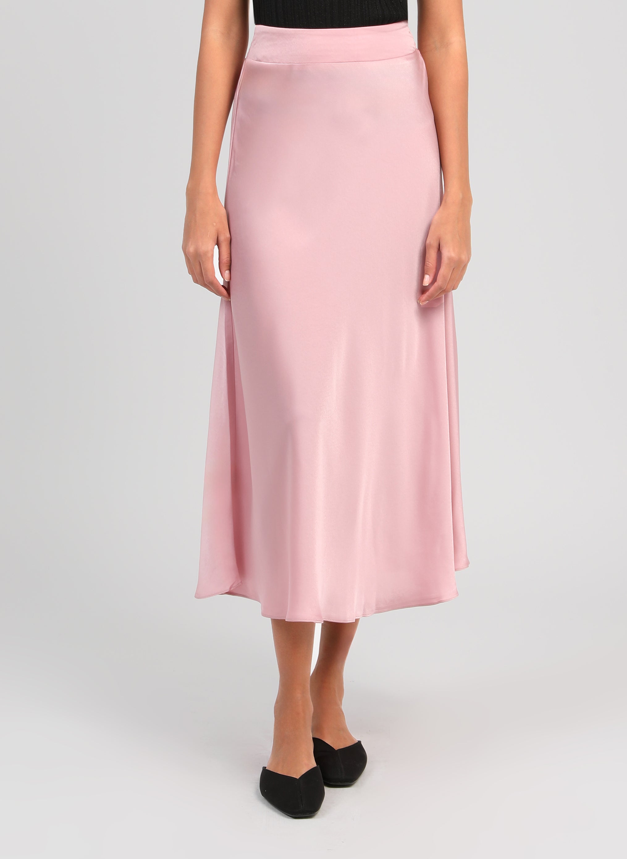 JUPE LONGUE JAKIA rose