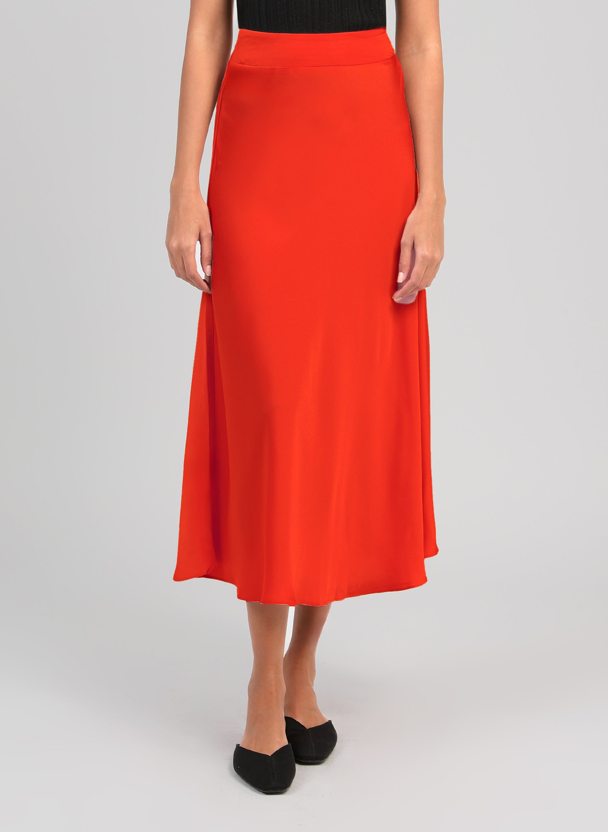 JAKIA Long Skirt, Red