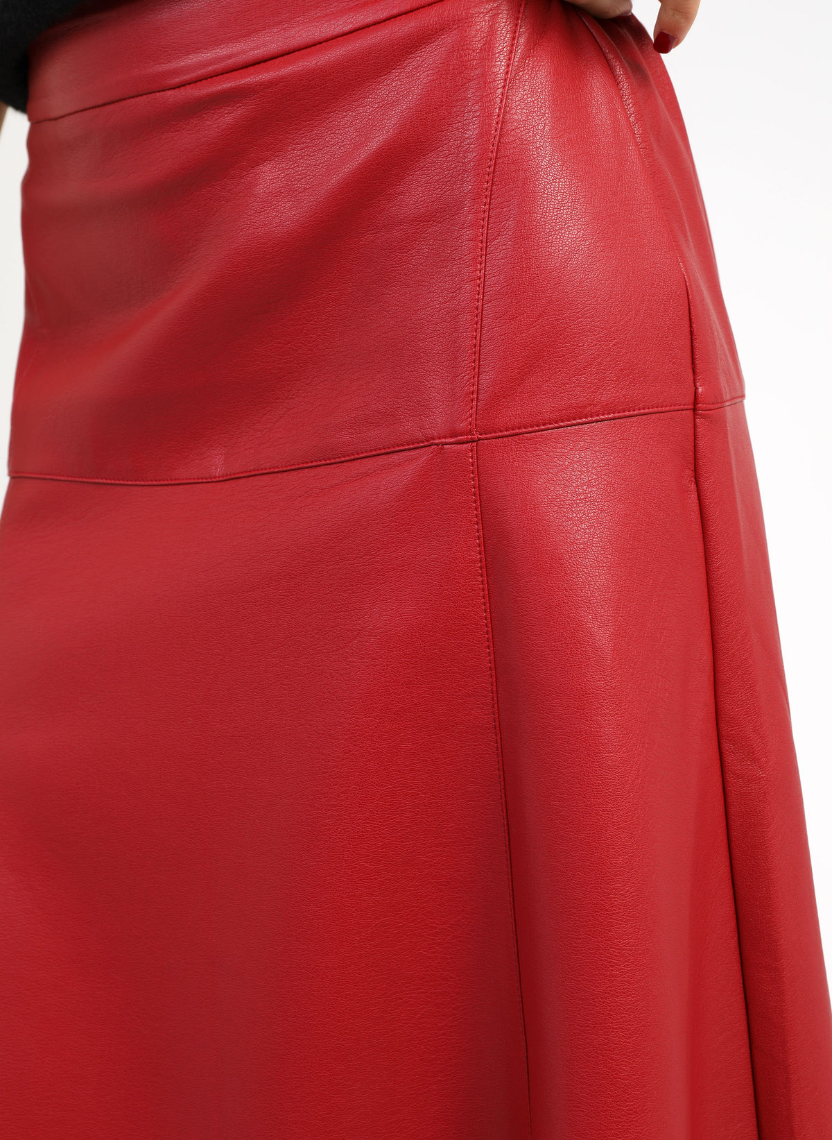 JAMALA Long Skirt, Red