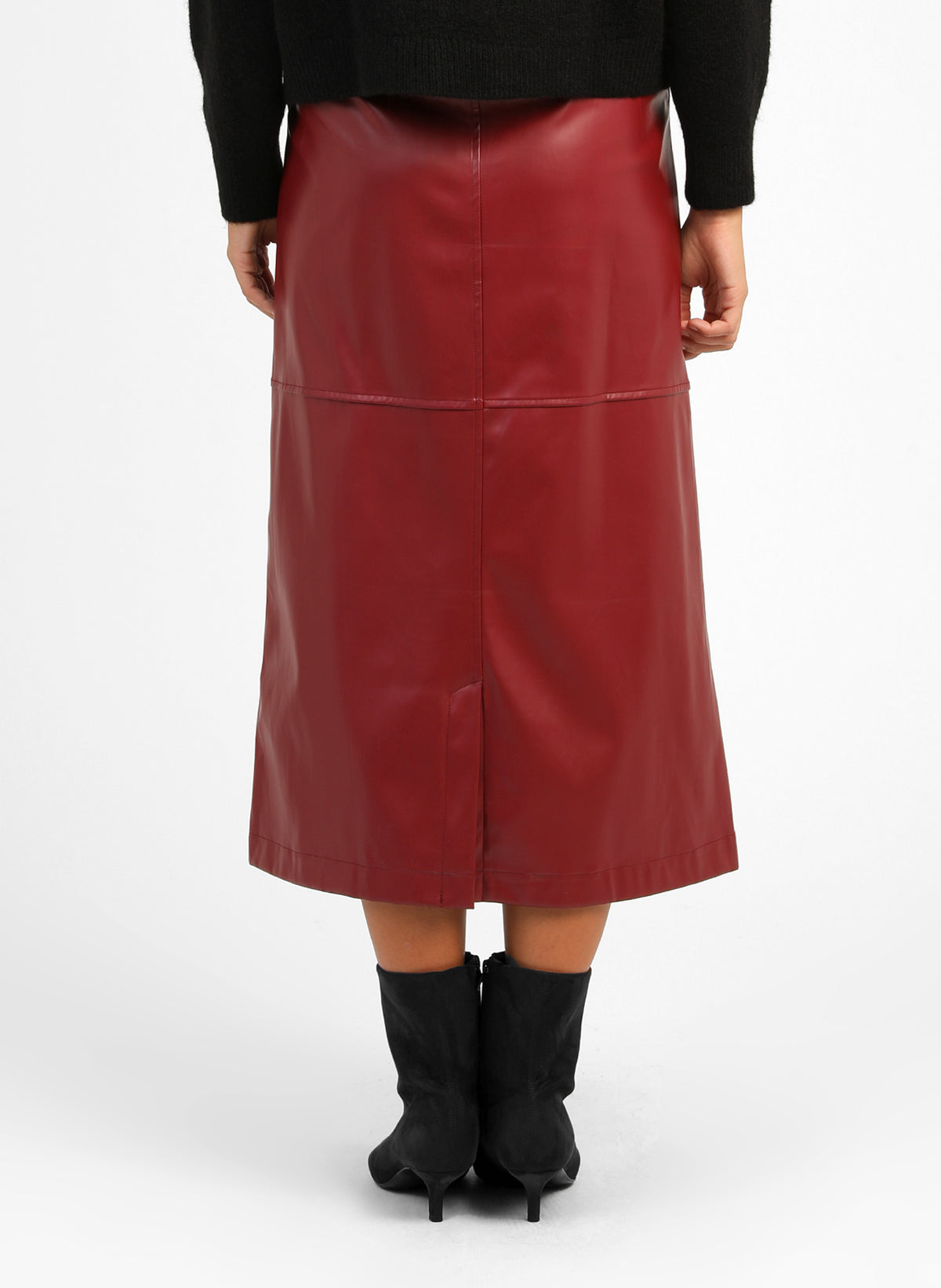 JUPE MIDI JOURIA rouge