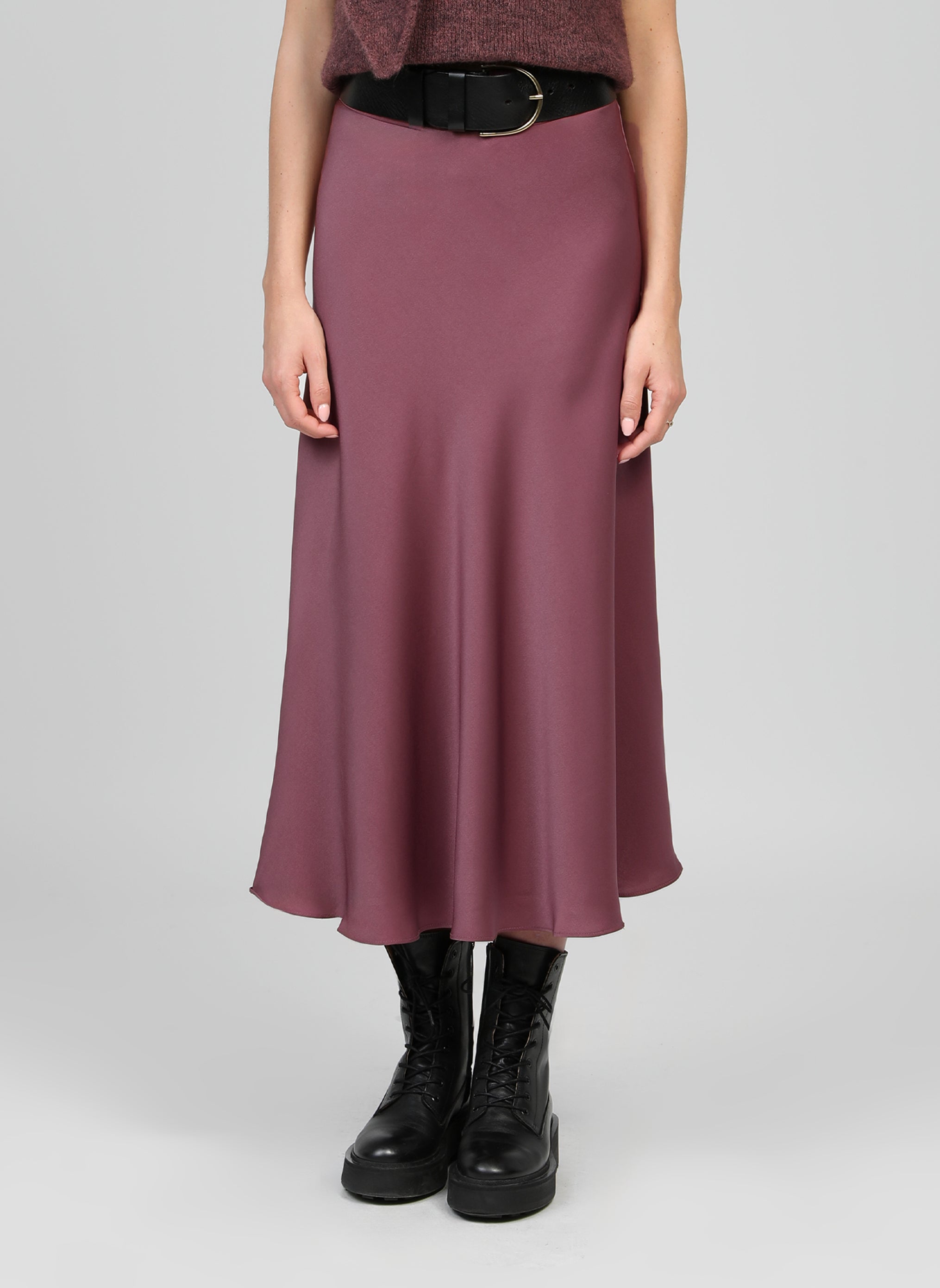 JUPE MIDI JANIALA rose