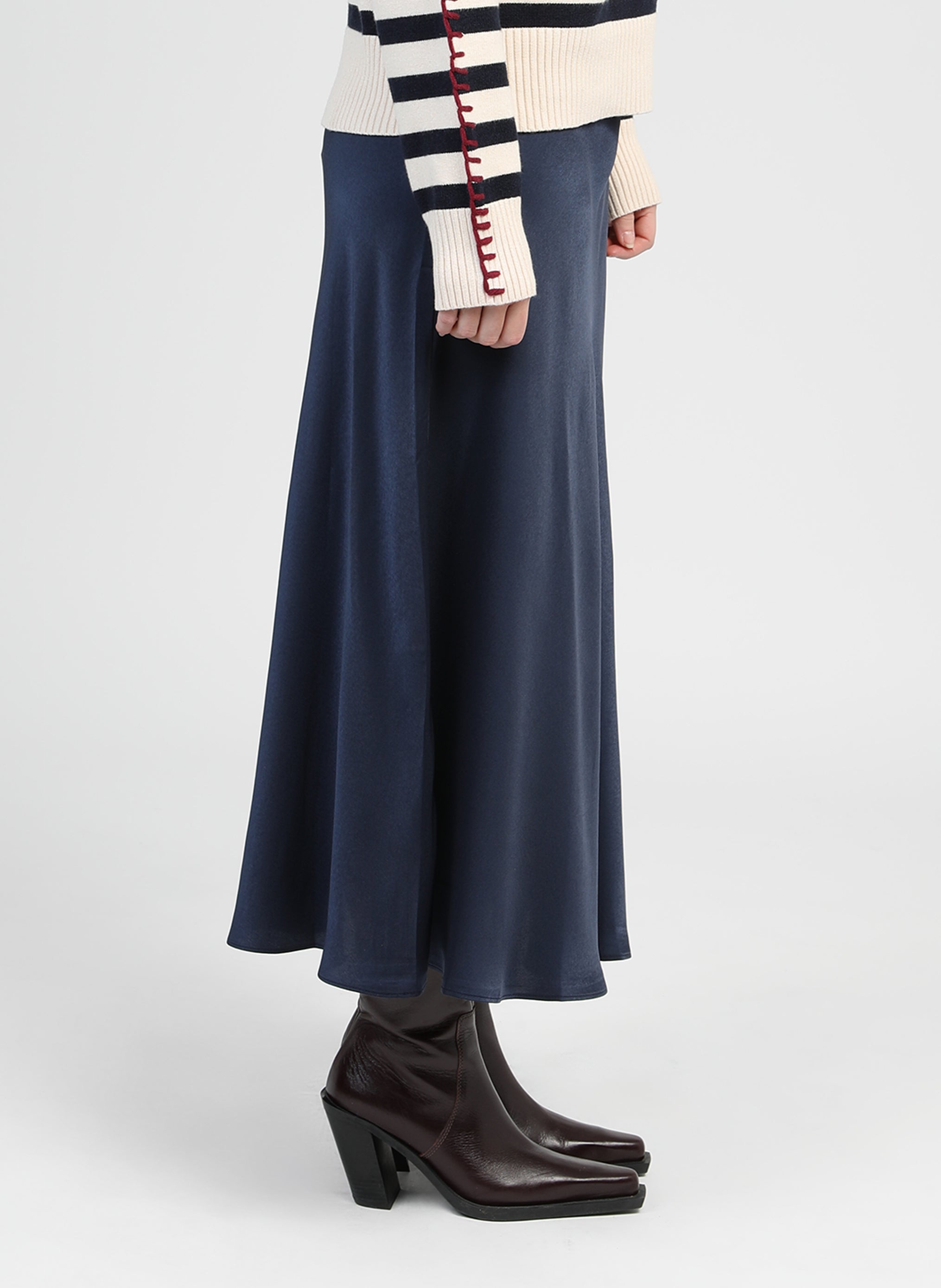 JUPE MIDI JANIALA marine