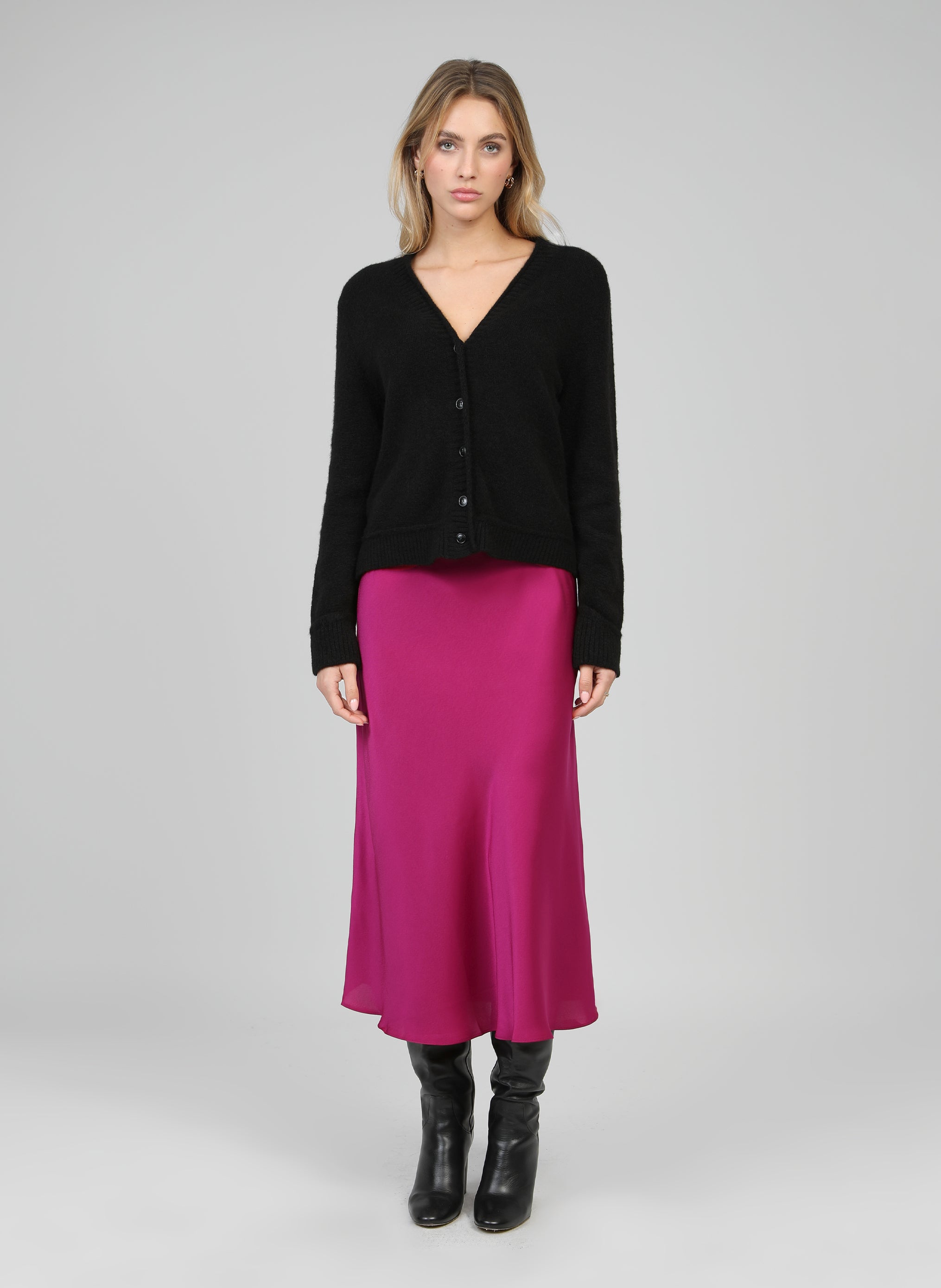 JUPE MIDI JANIALA pink