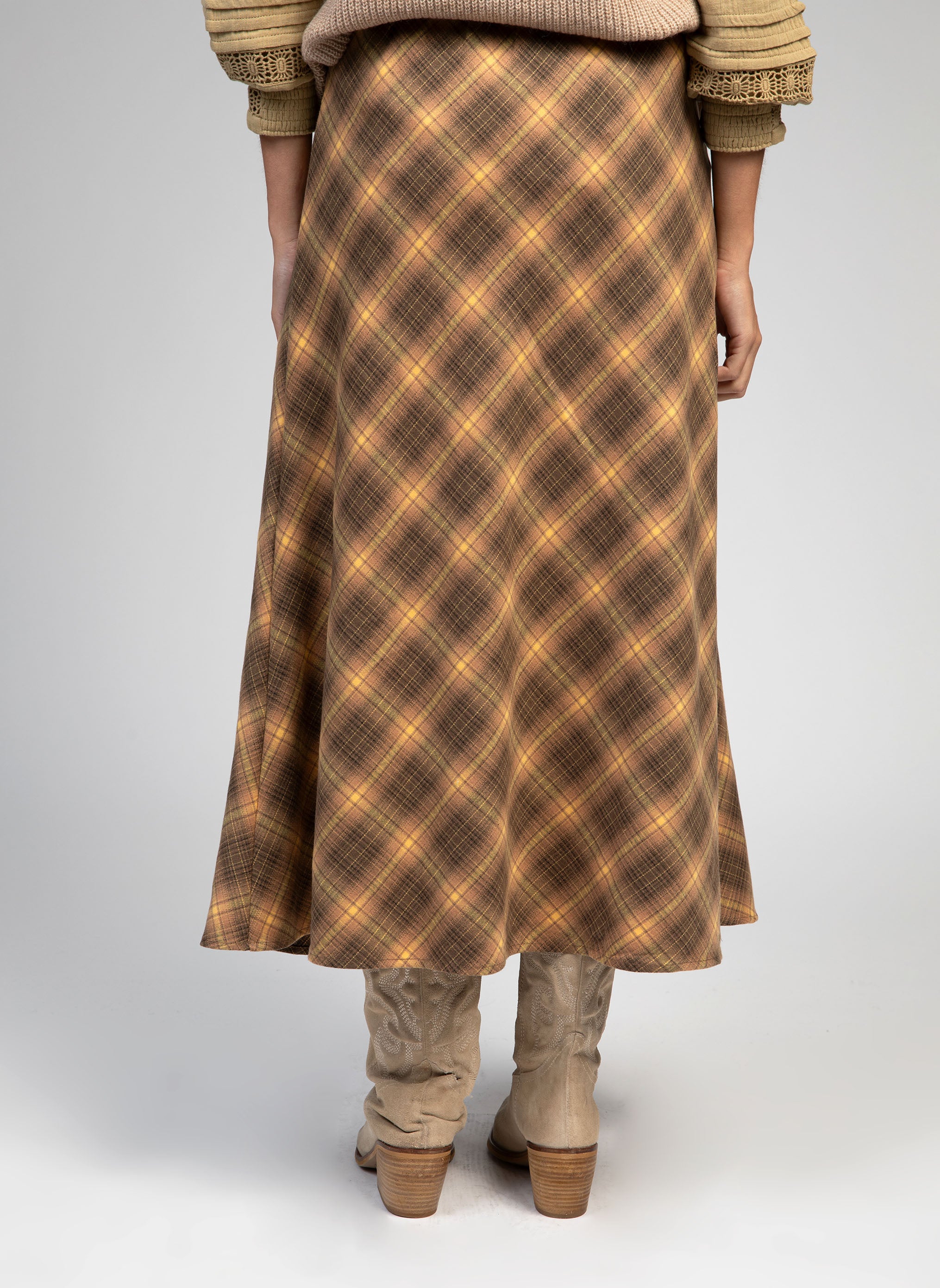 JUPE MIDI JANIAMA sable