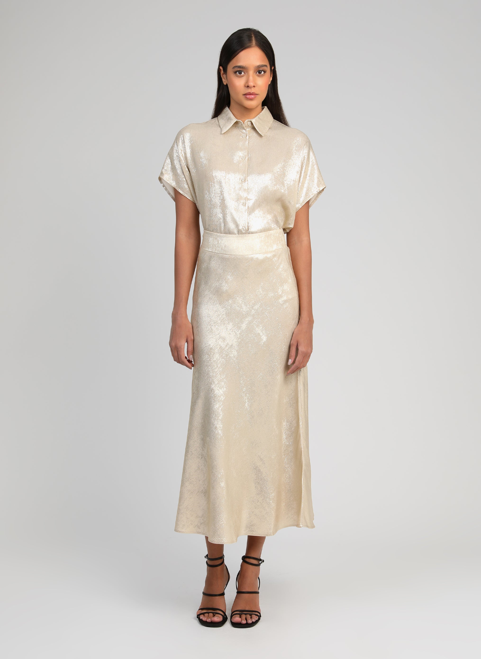 JUPE LONGUE JANYMALA ecru