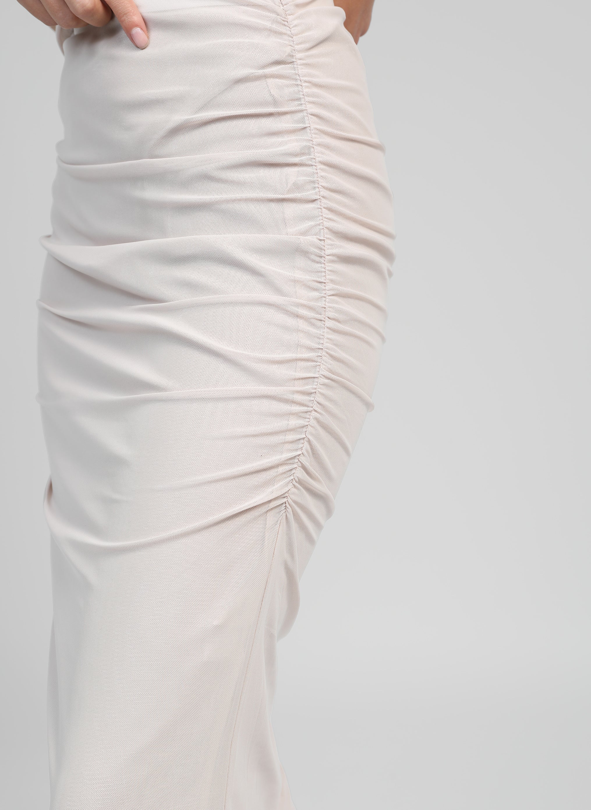 JUPE LONGUE JAZILO ecru