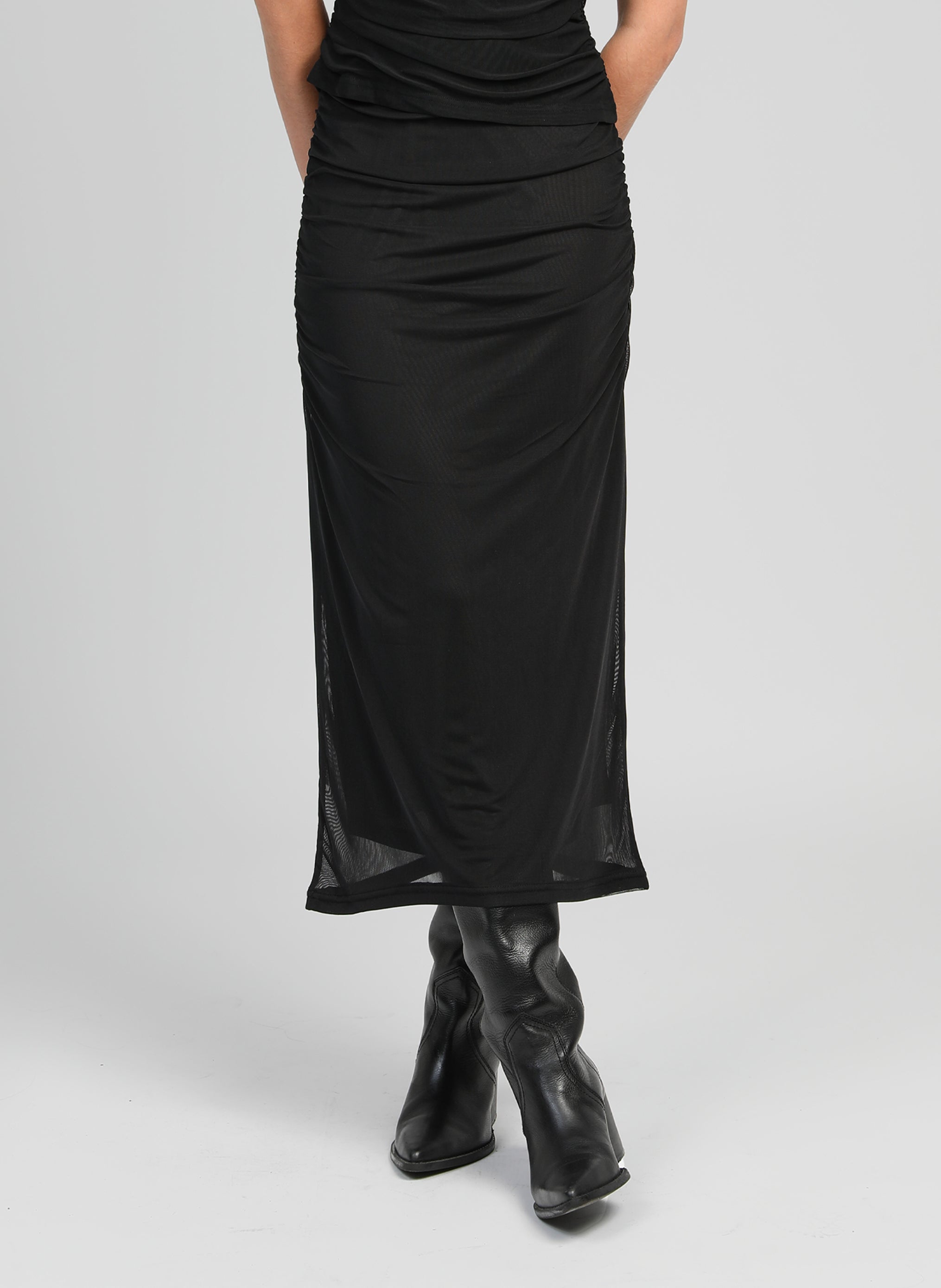 JUPE LONGUE JAZILO noir