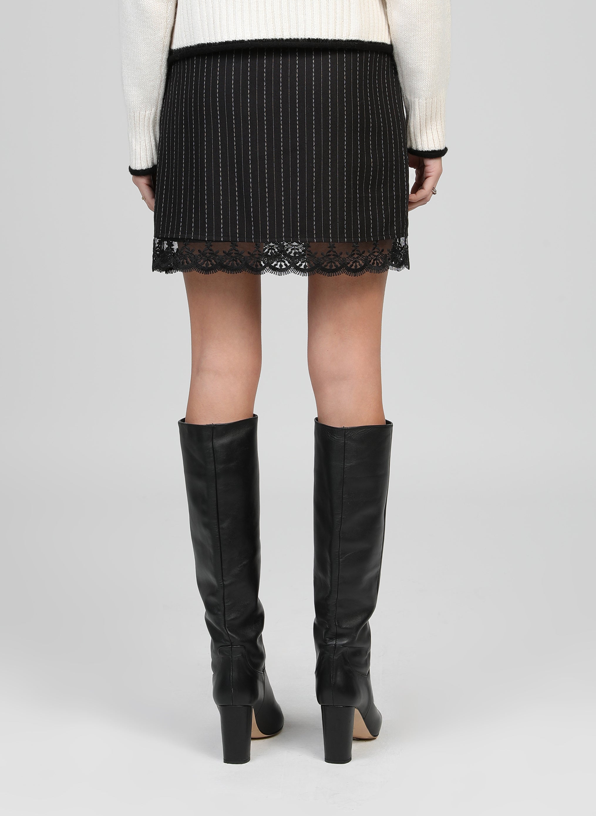 JUPE COURTE JOHNA noir