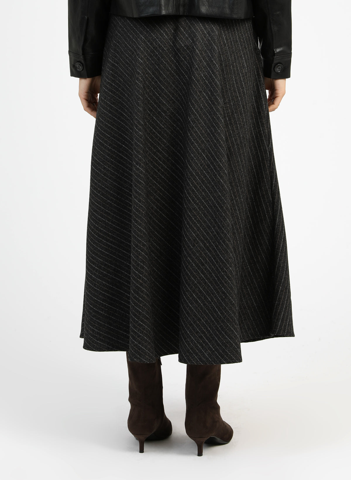 JUPE MIDI JOSELINA noir