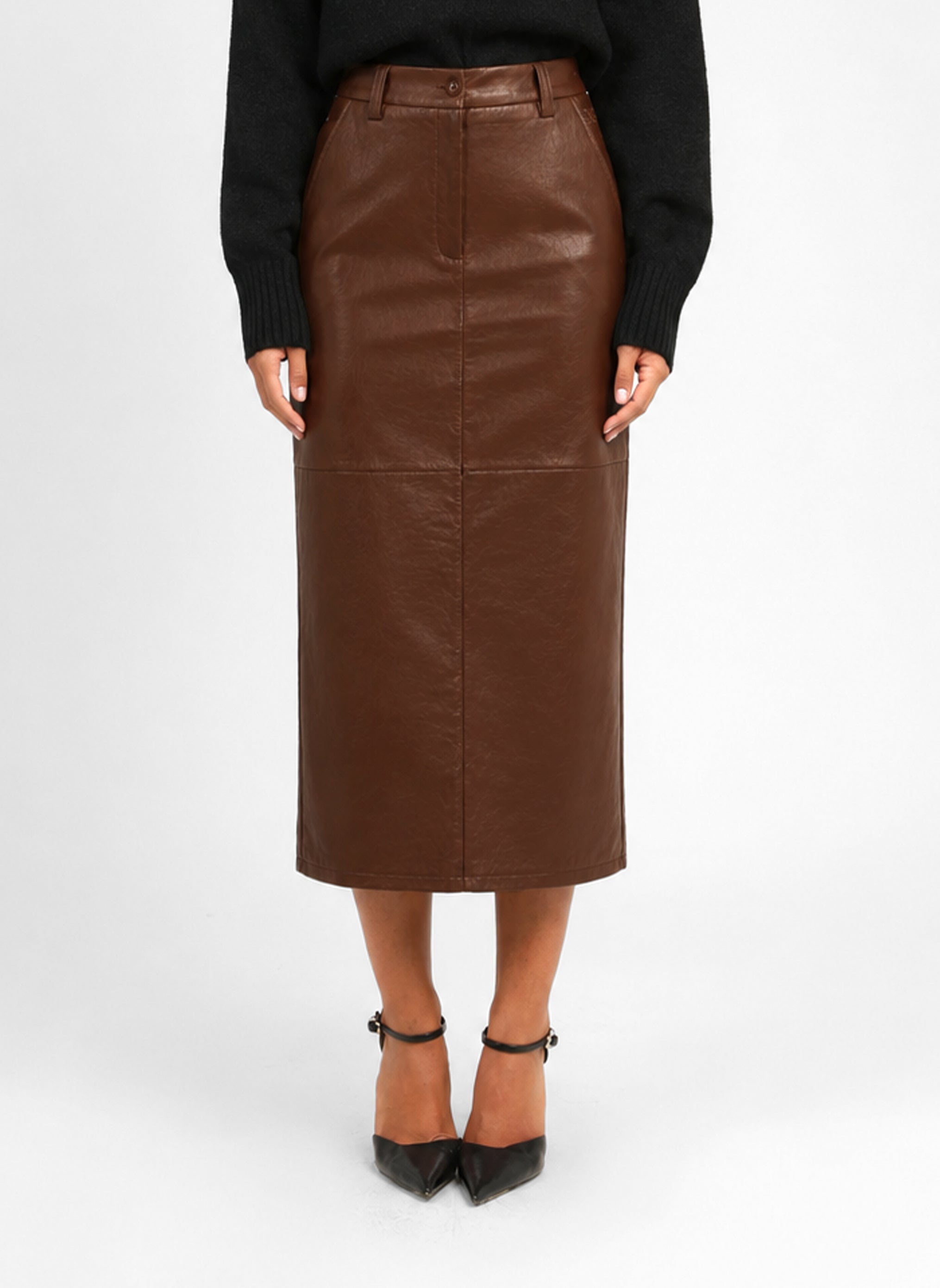 JOUMA LONG SKIRT, coffee