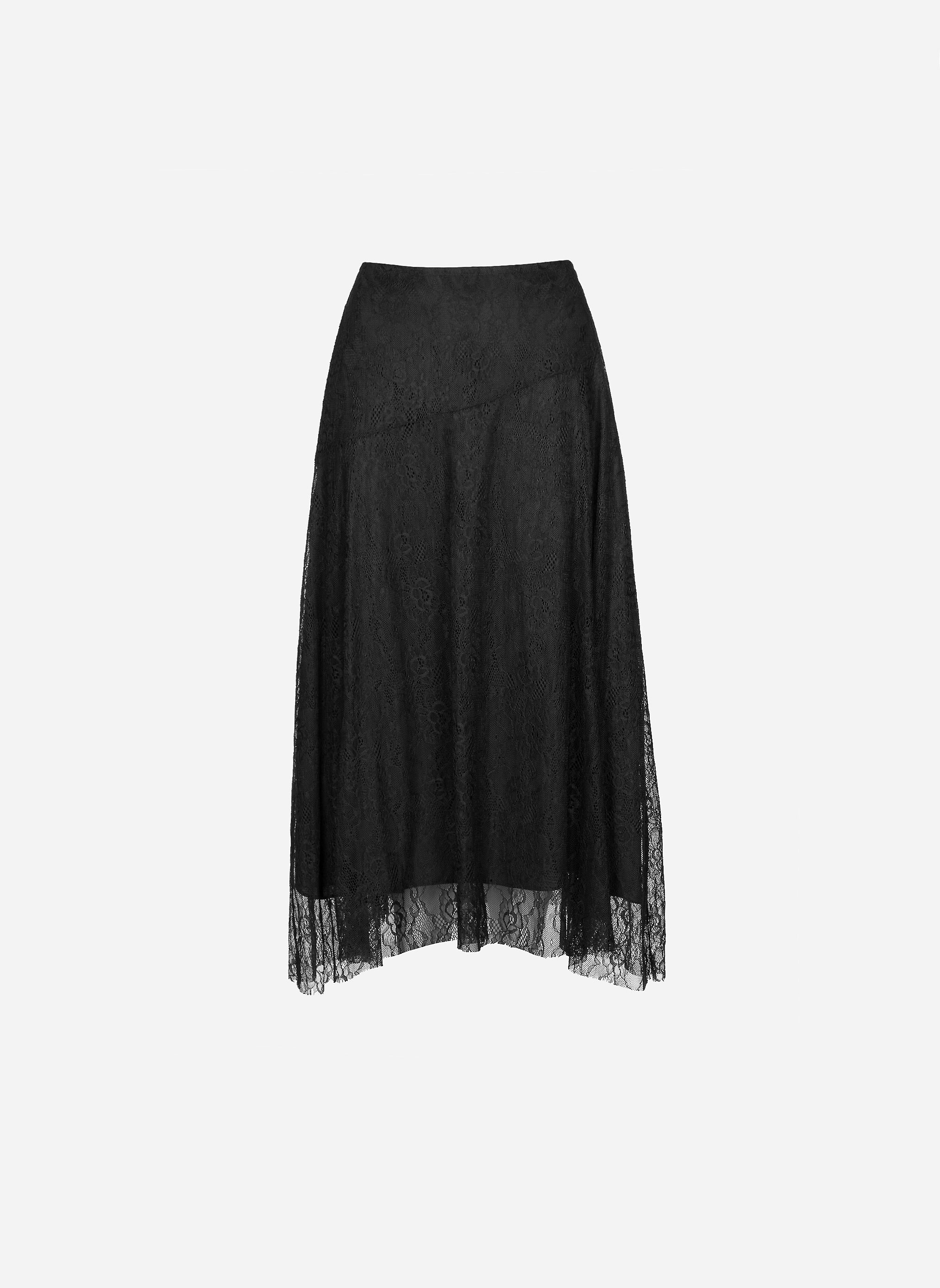 JUPE MIDI JUNEY noir