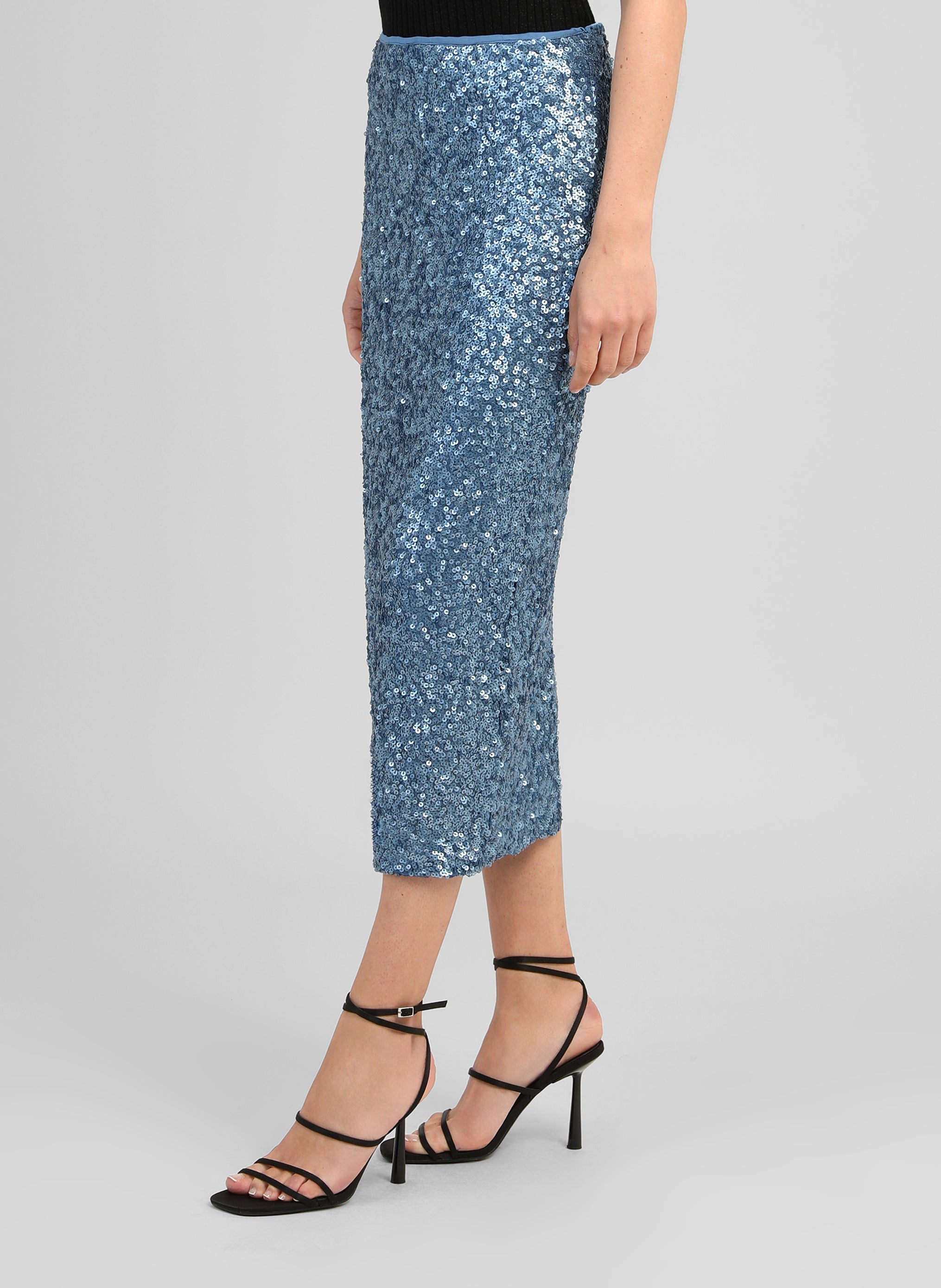 JUPE MIDI JURYFALA indigo