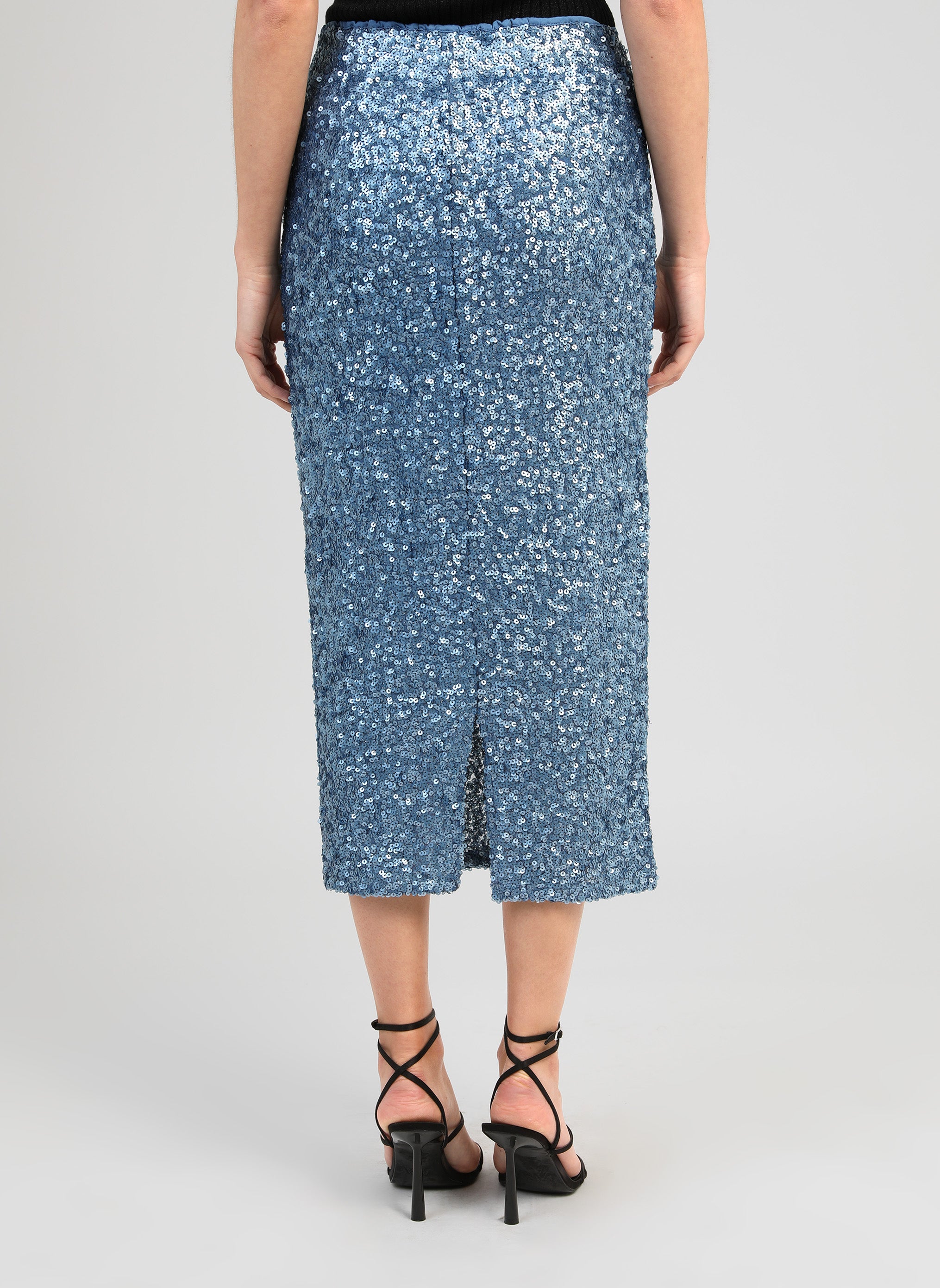 JUPE MIDI JURYFALA indigo