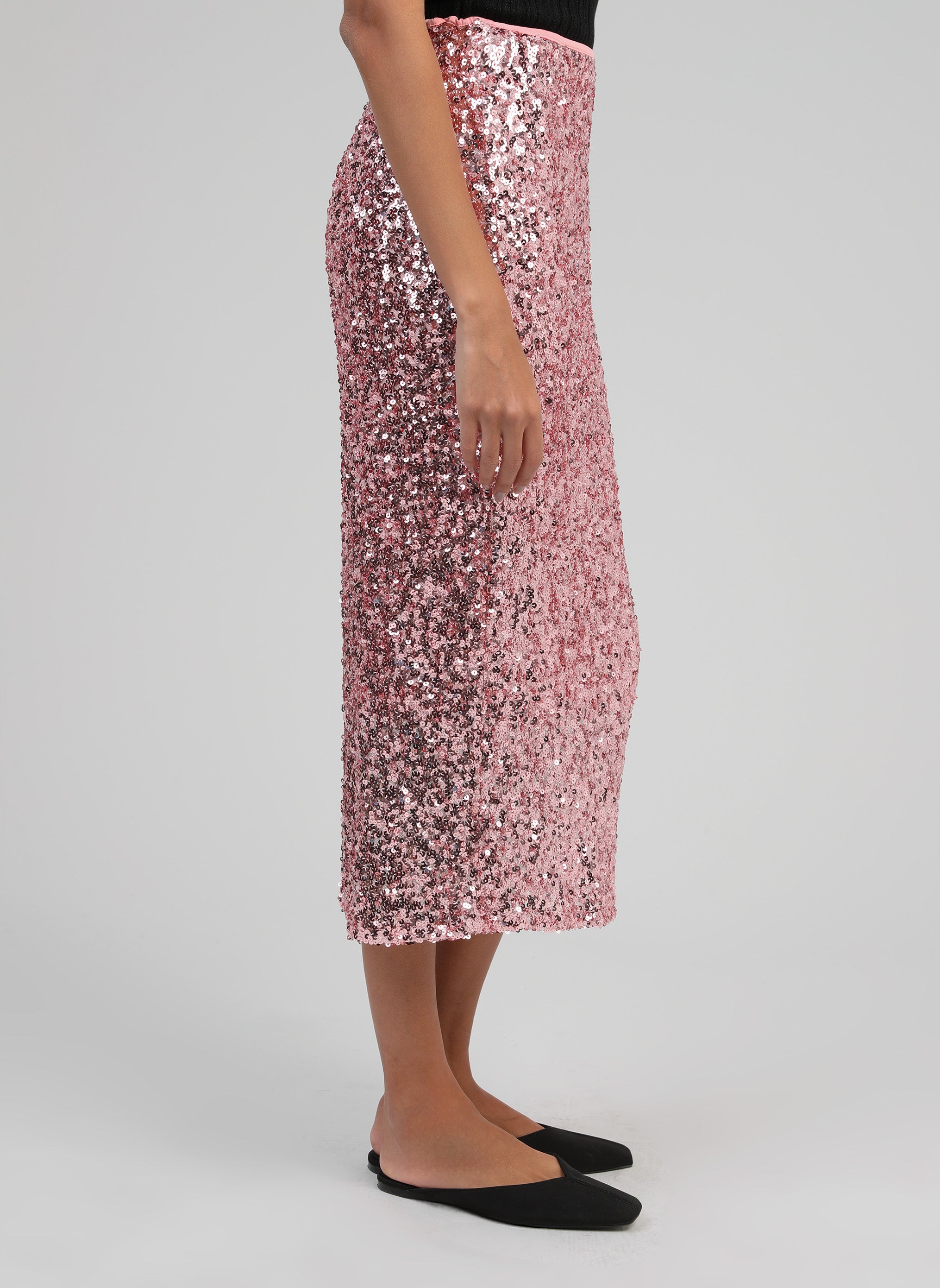 JUPE MIDI JURYFALA rose