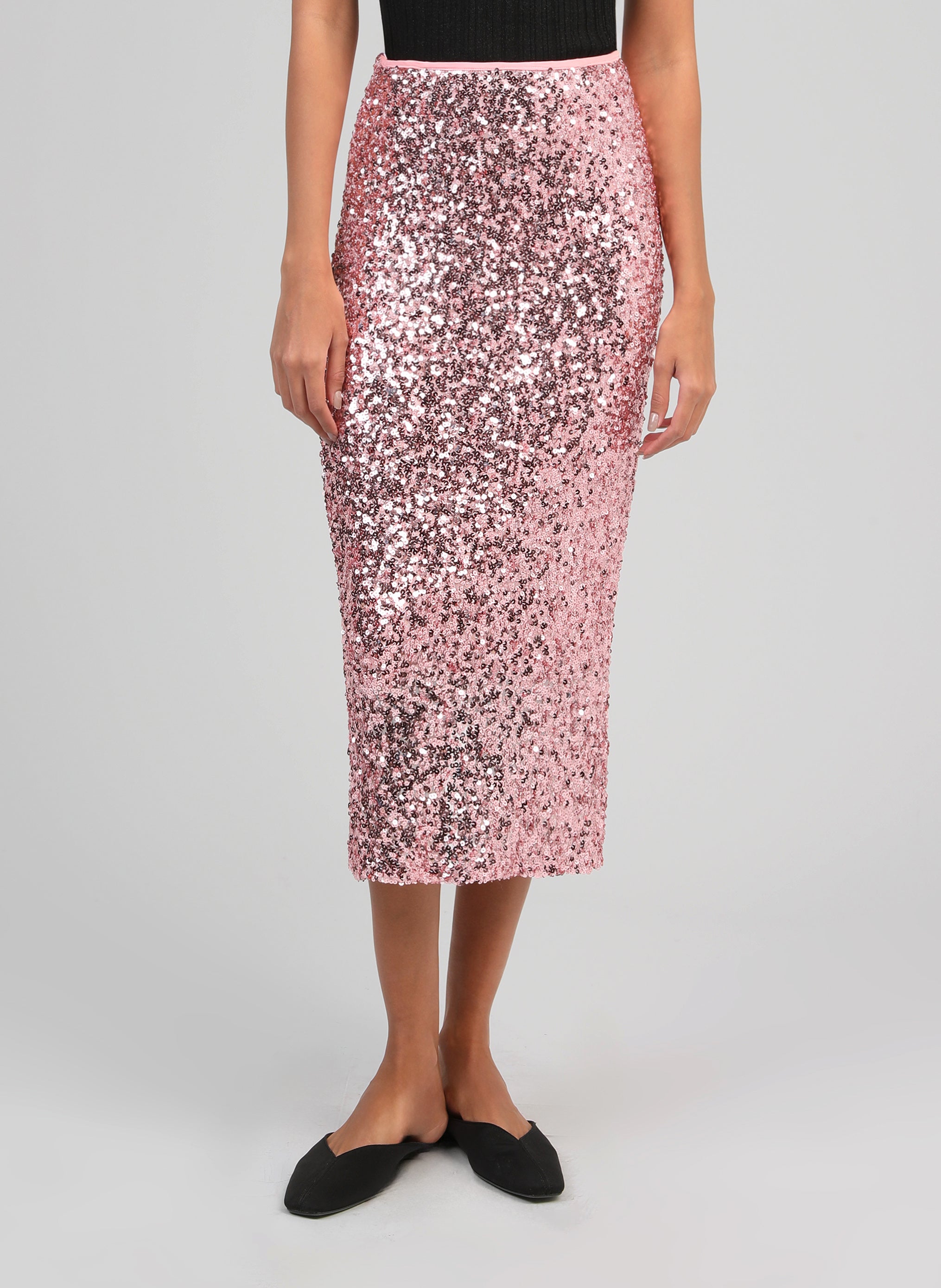 JUPE MIDI JURYFALA rose